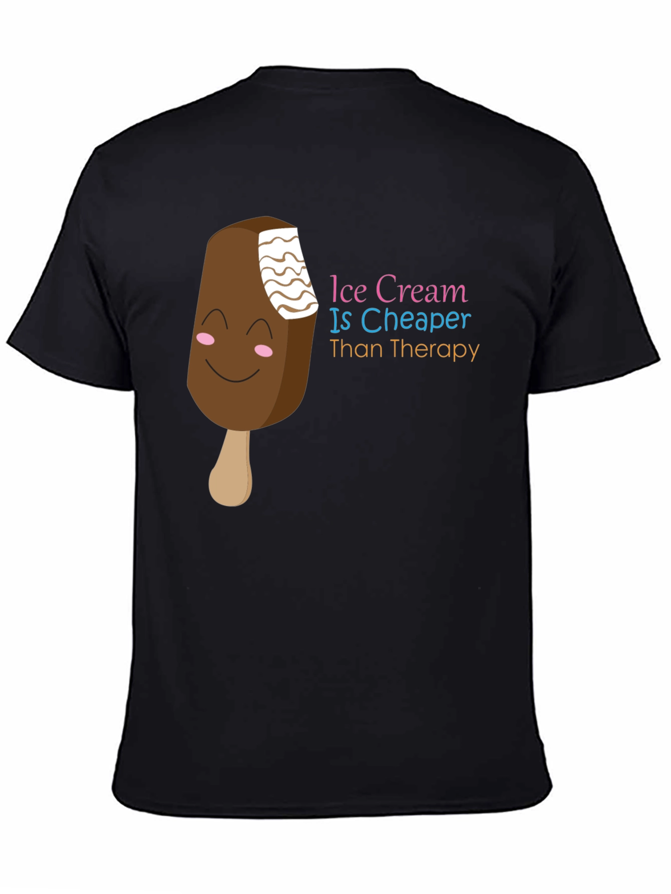 Ice Cream Therapy Humor T-Shirt