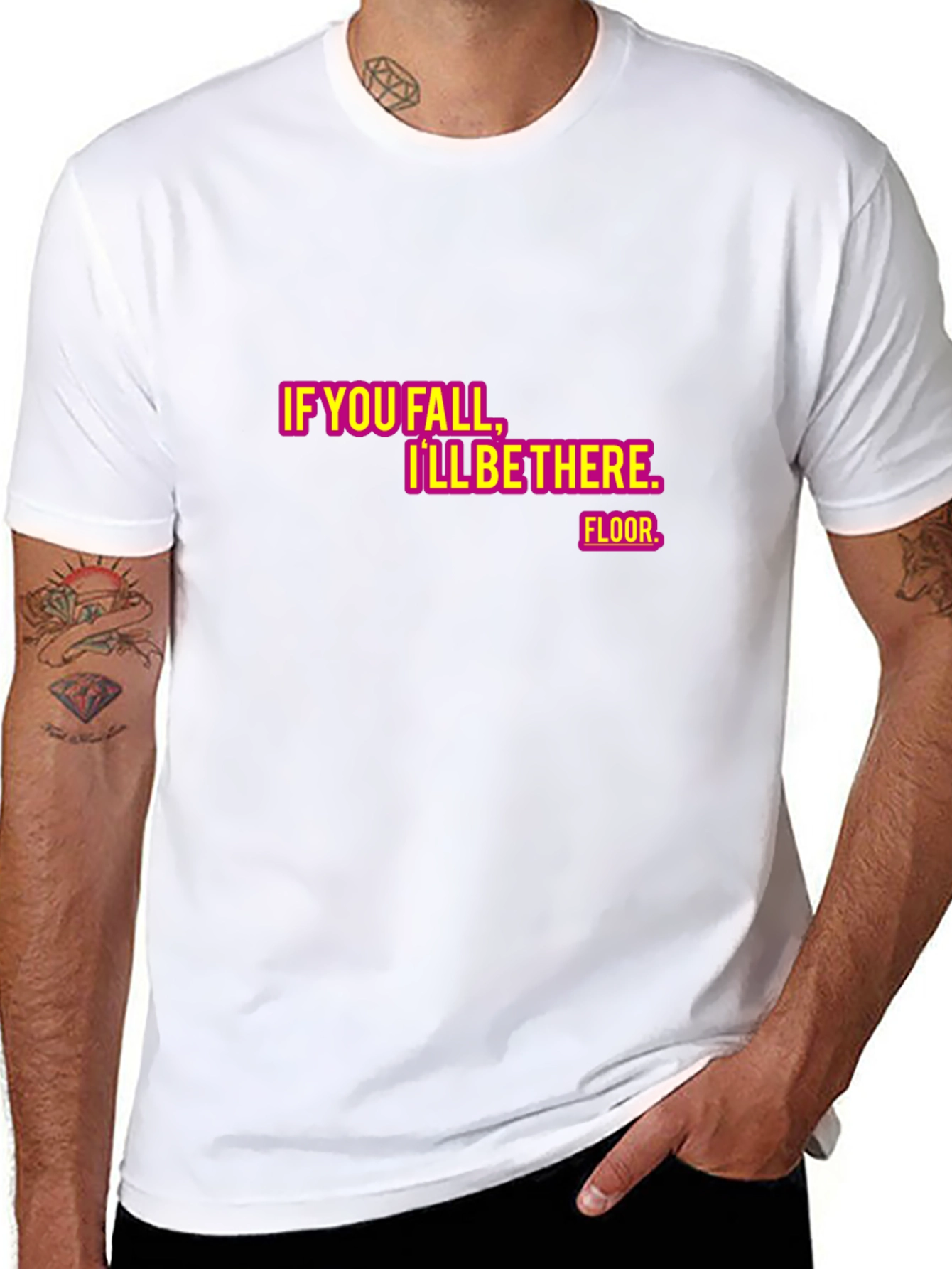 Humorous Ill Be There Graphic Tee