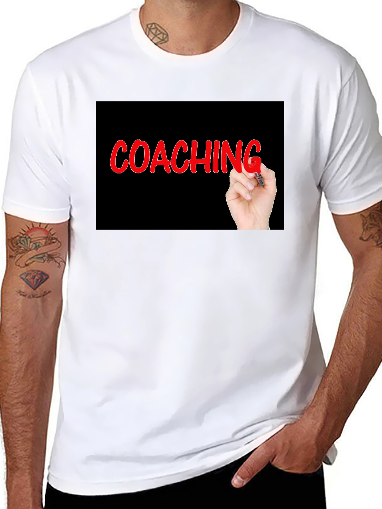 Coaching T-Shirt - Bold Graphic Tee