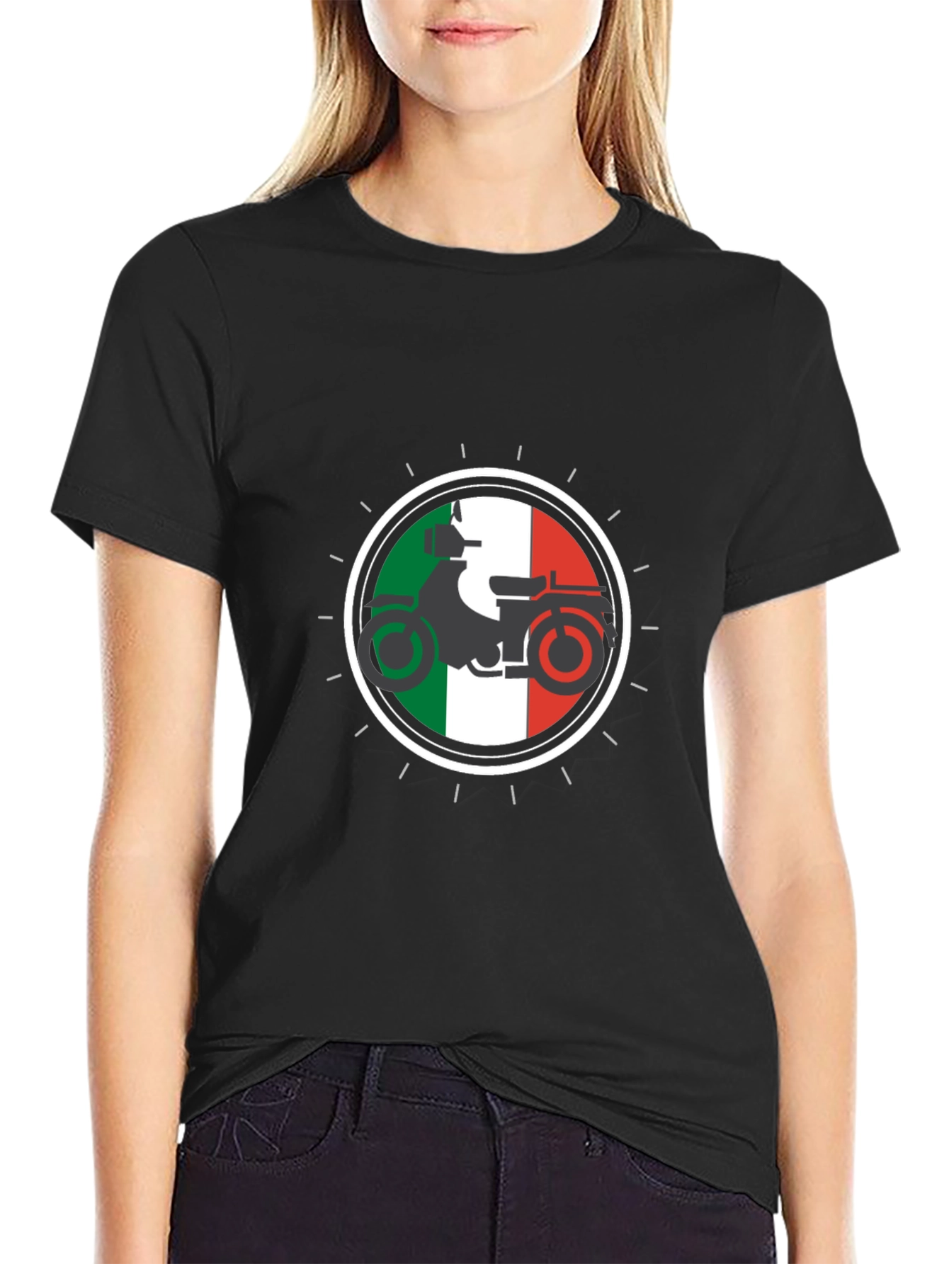 Italian Scooter Graphic T-Shirt