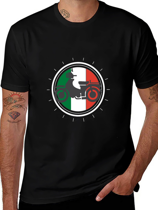 Italian Scooter Graphic T-Shirt