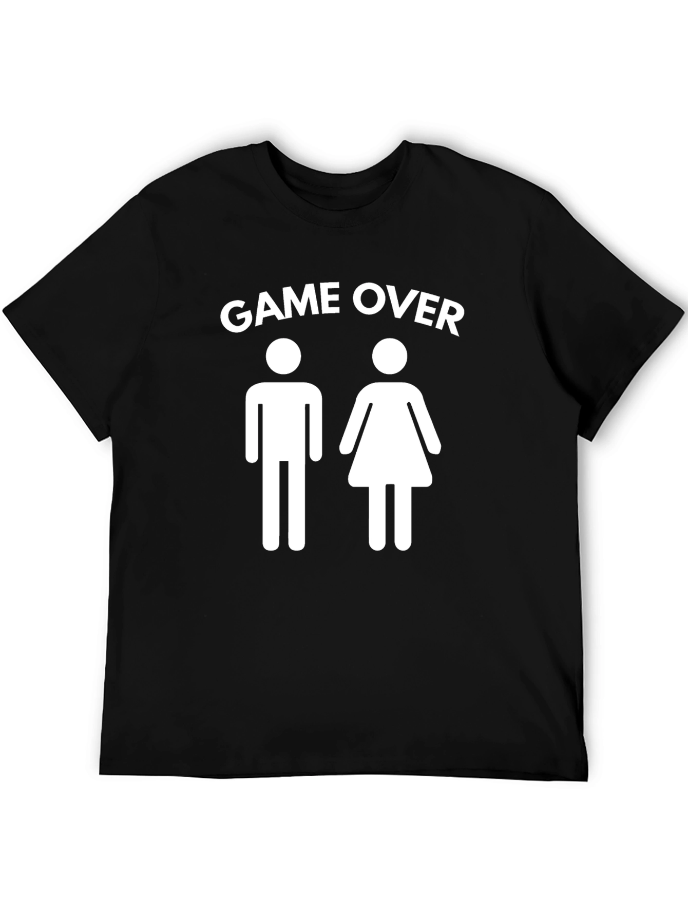 Game Over Funny Couple T-Shirt