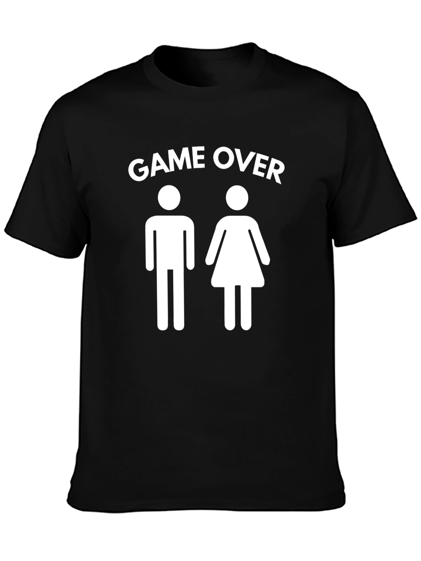 Game Over Funny Couple T-Shirt