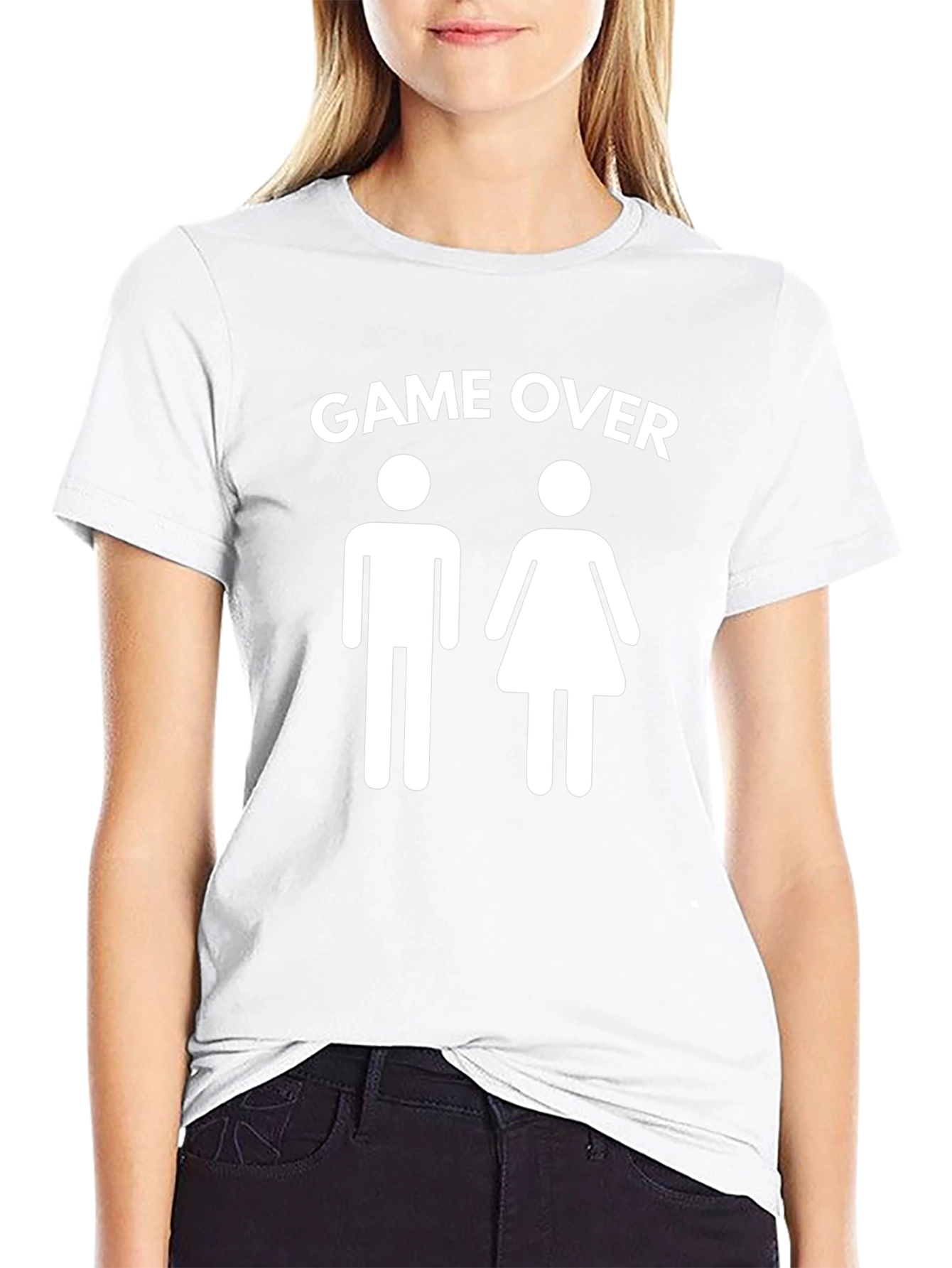 Game Over Funny Couple T-Shirt