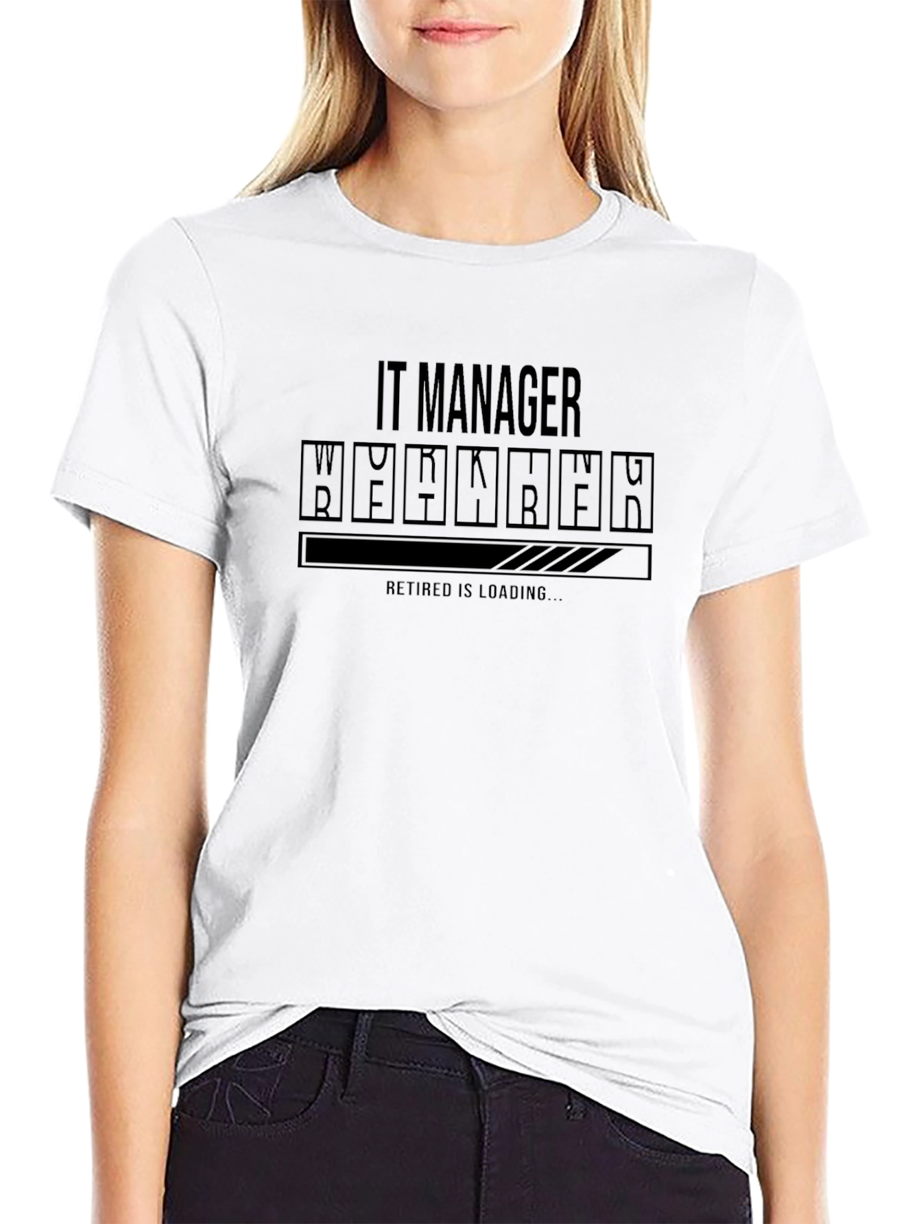 IT Manager Retired Loading T-Shirt