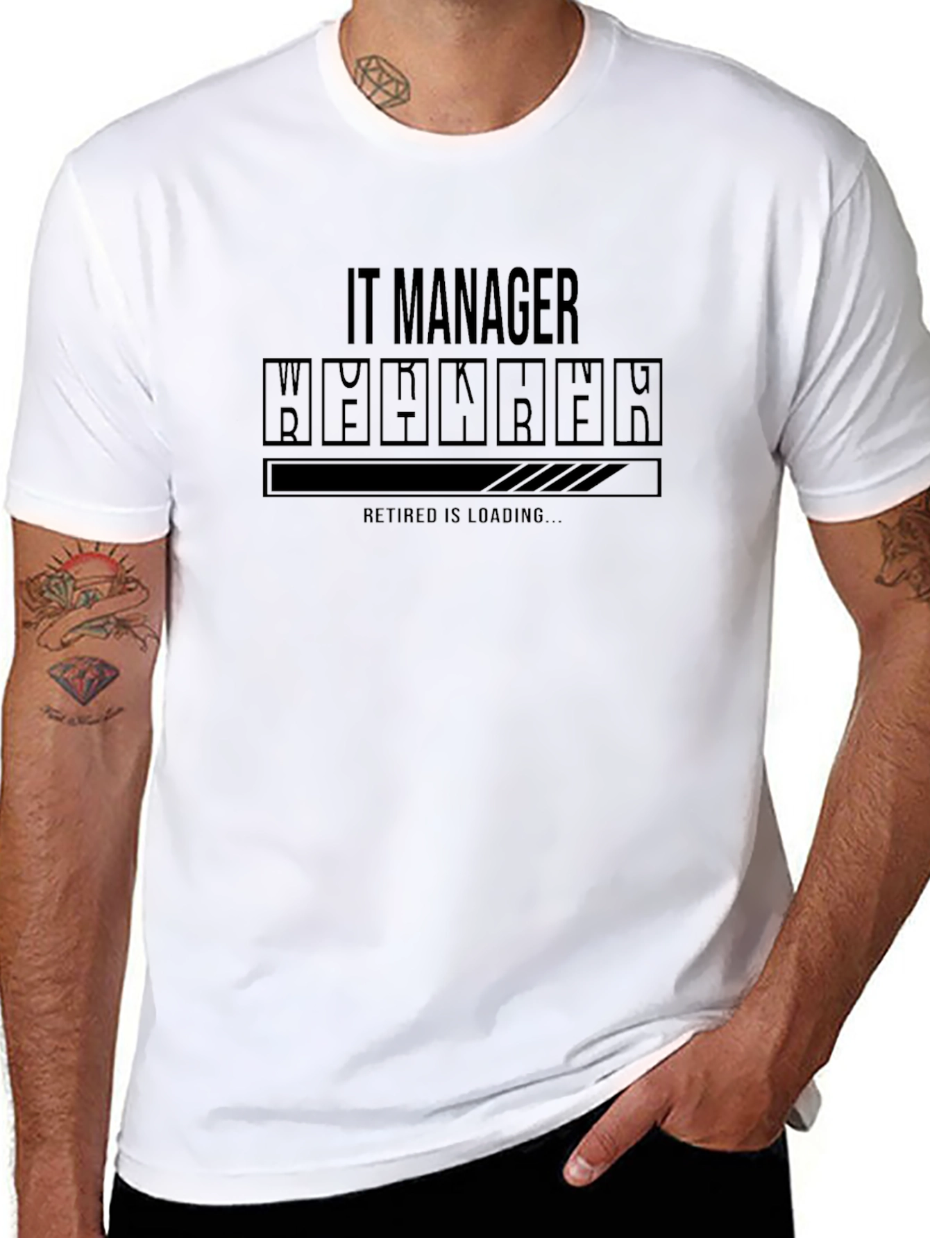 IT Manager Retired Loading T-Shirt