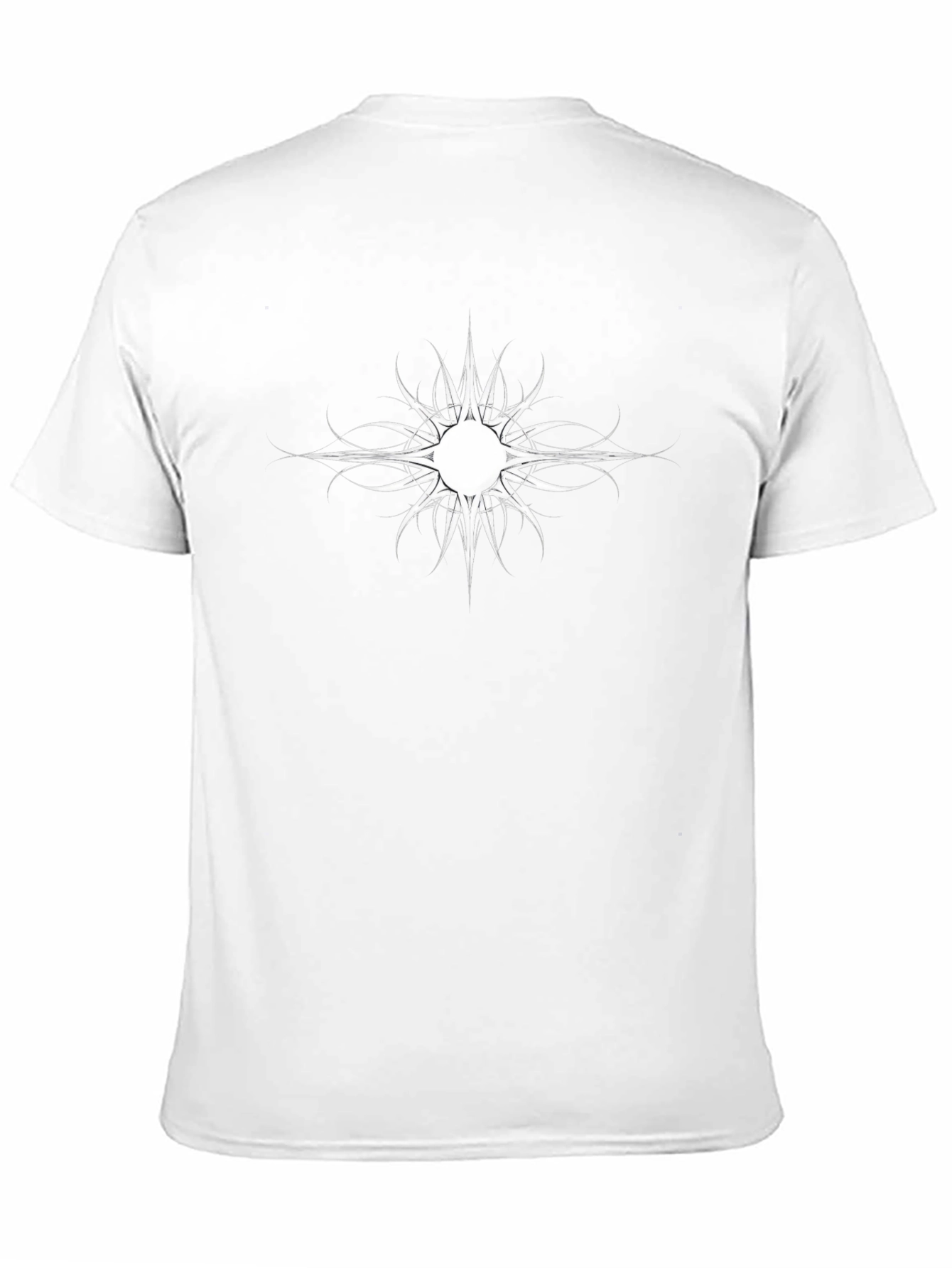 Unique Graphic Print Black T-Shirt for Men