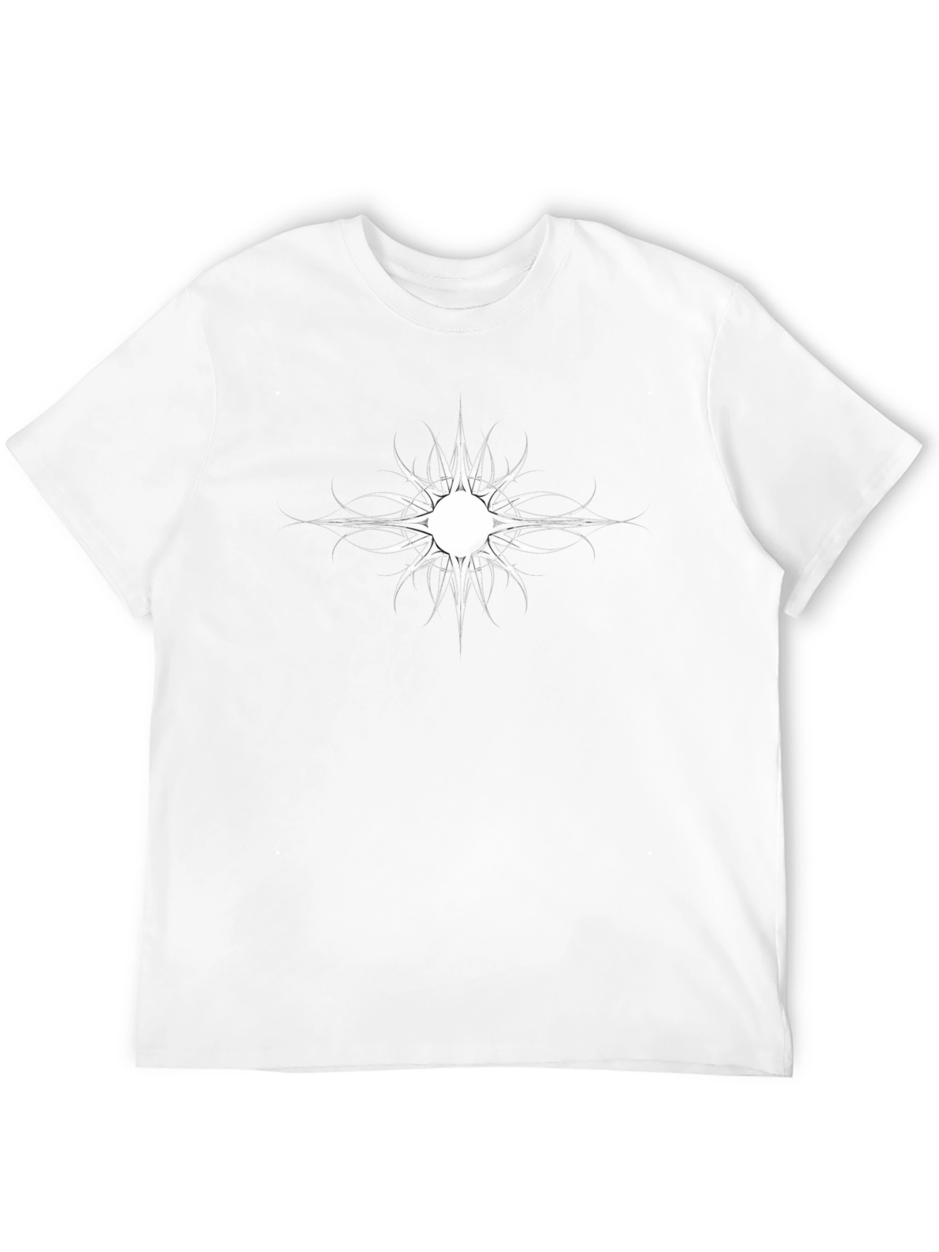 Unique Graphic Print Black T-Shirt for Men