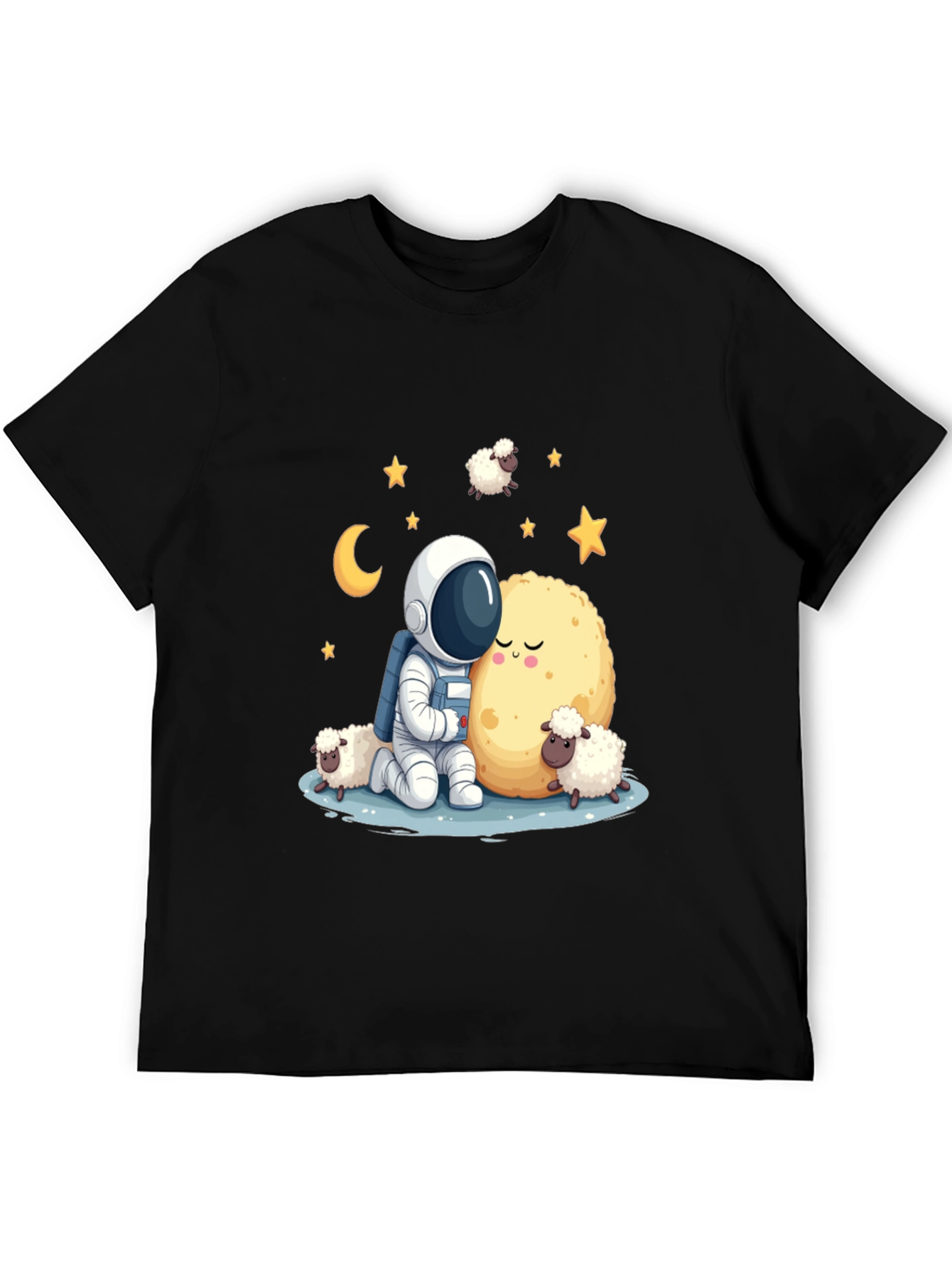Astronaut Sheep Moon Graphic Tee