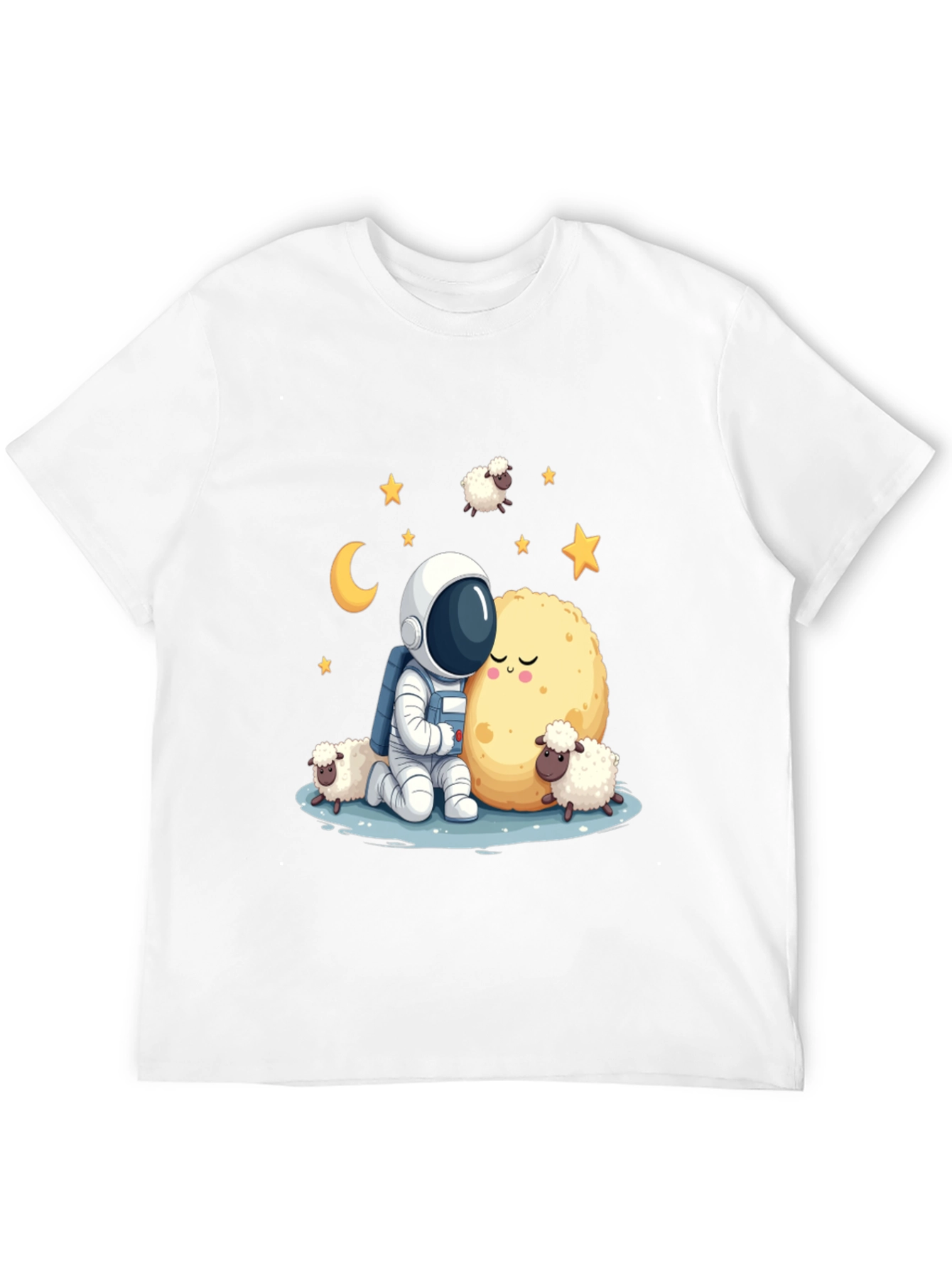 Astronaut Sheep Moon Graphic Tee