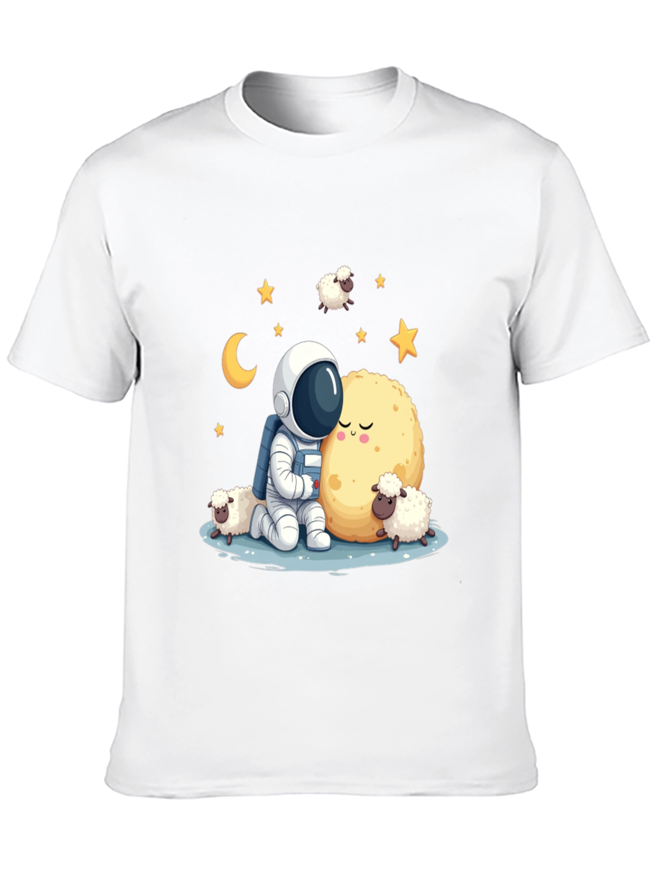 Astronaut Sheep Moon Graphic Tee