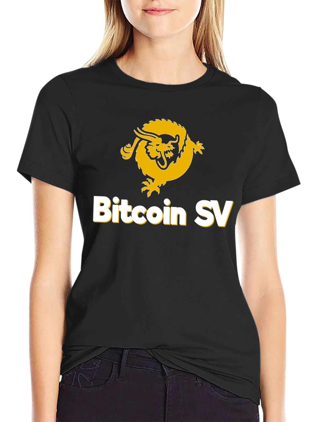 Bitcoin SV Dragon Graphic Tee