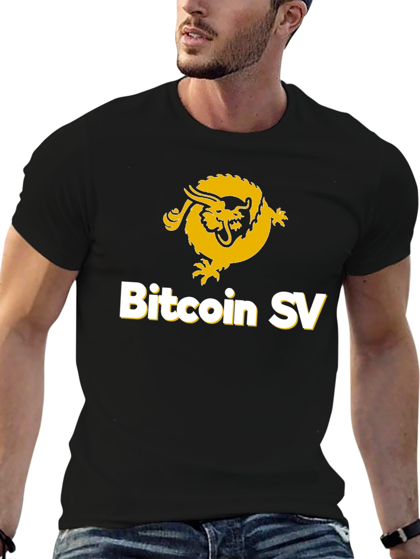 Bitcoin SV Dragon Graphic Tee