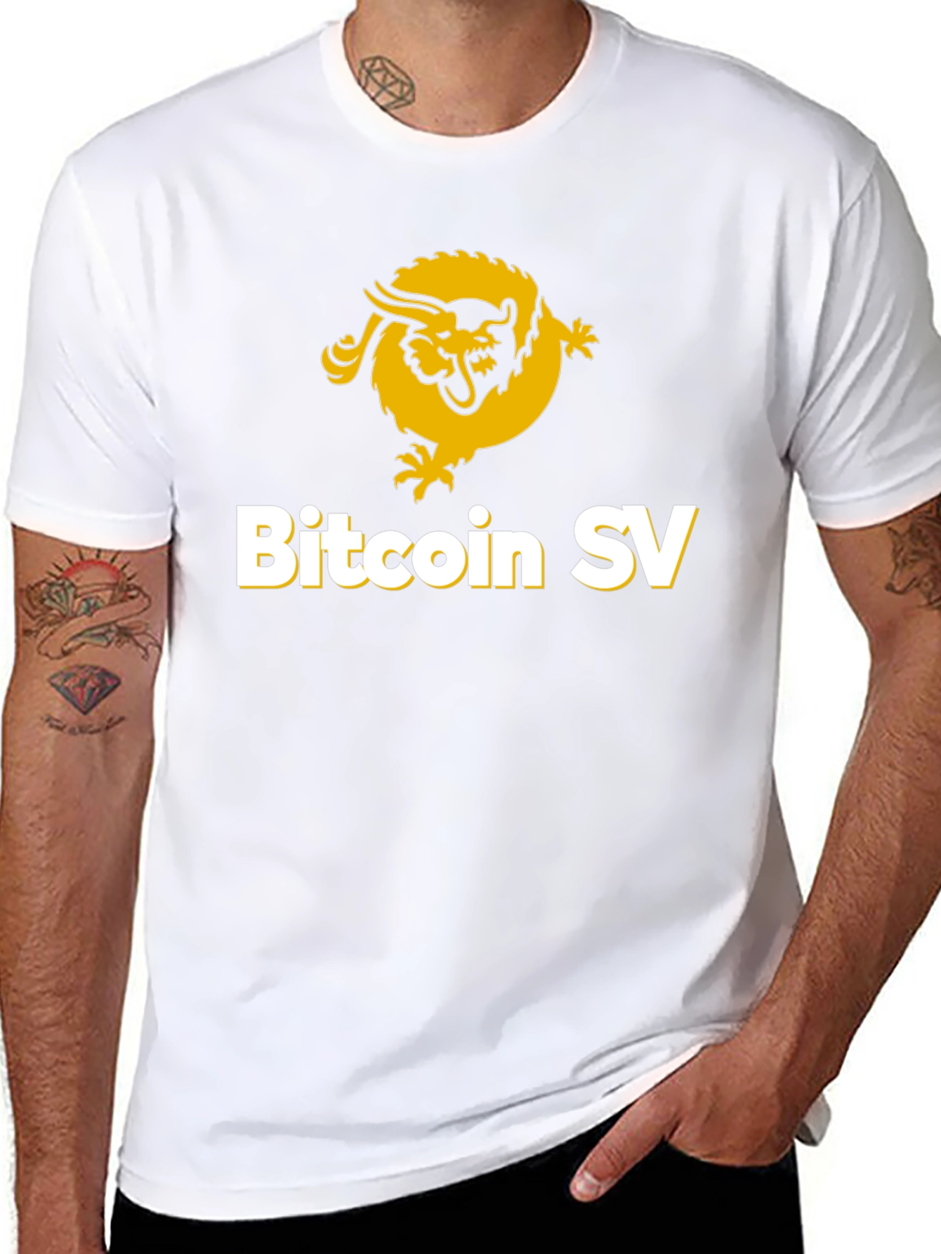 Bitcoin SV Dragon Graphic Tee