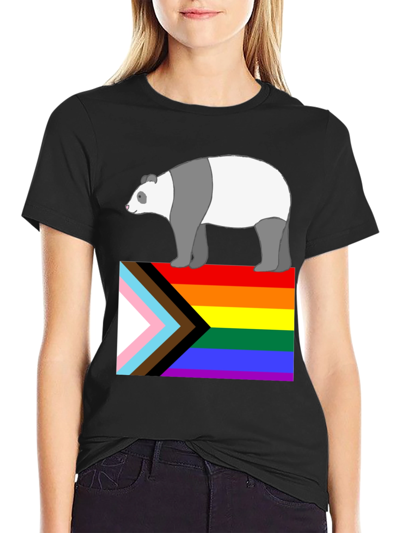 Pride Panda Graphic T-Shirt