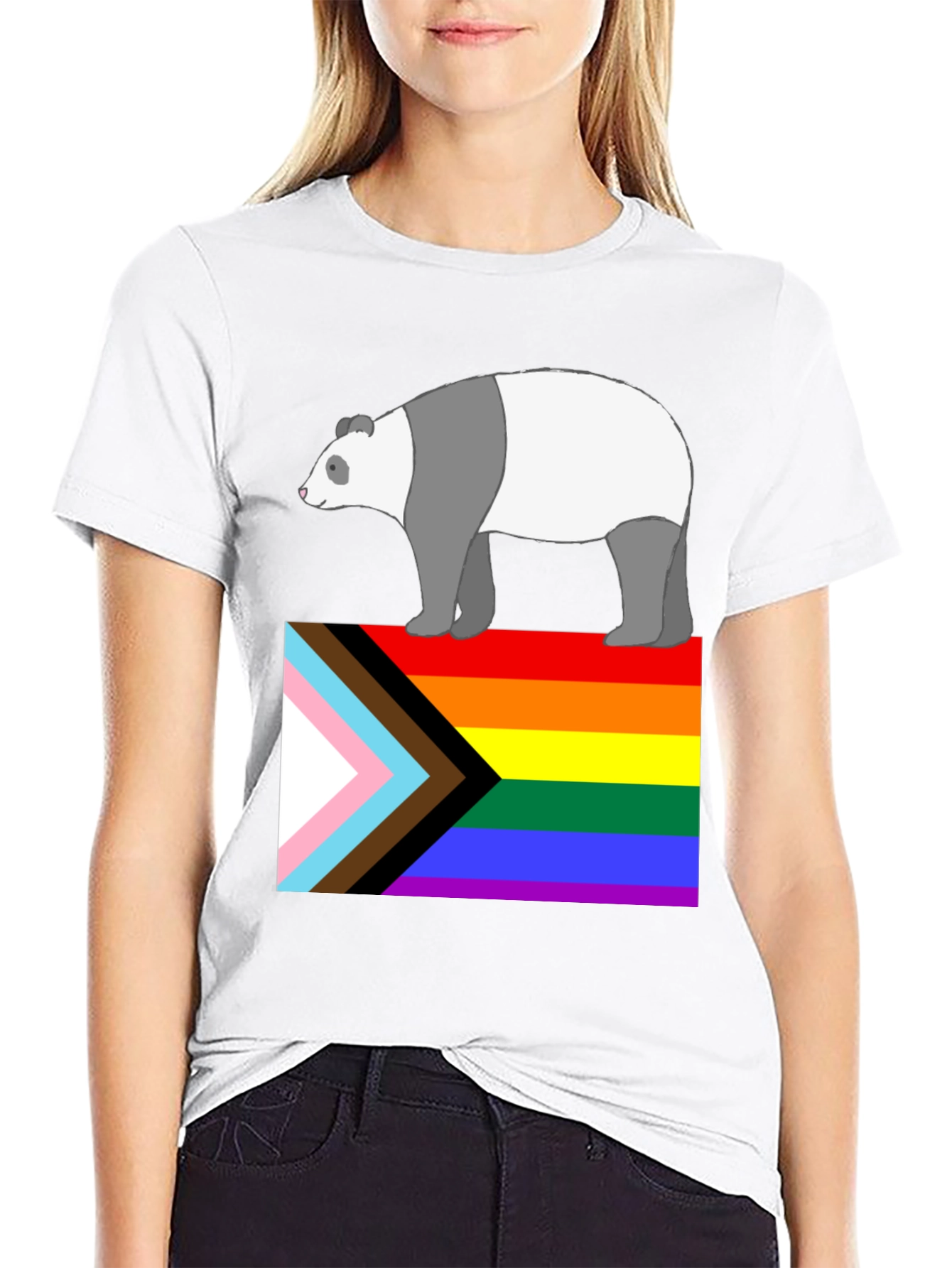 Pride Panda Graphic T-Shirt