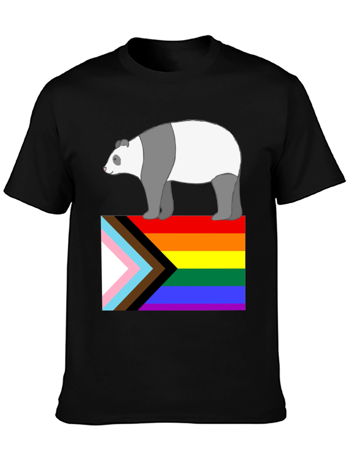 Pride Panda Graphic T-Shirt