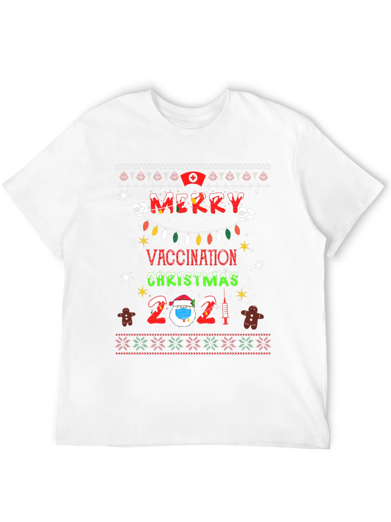 Merry Vaccination Christmas 2021 T-Shirt