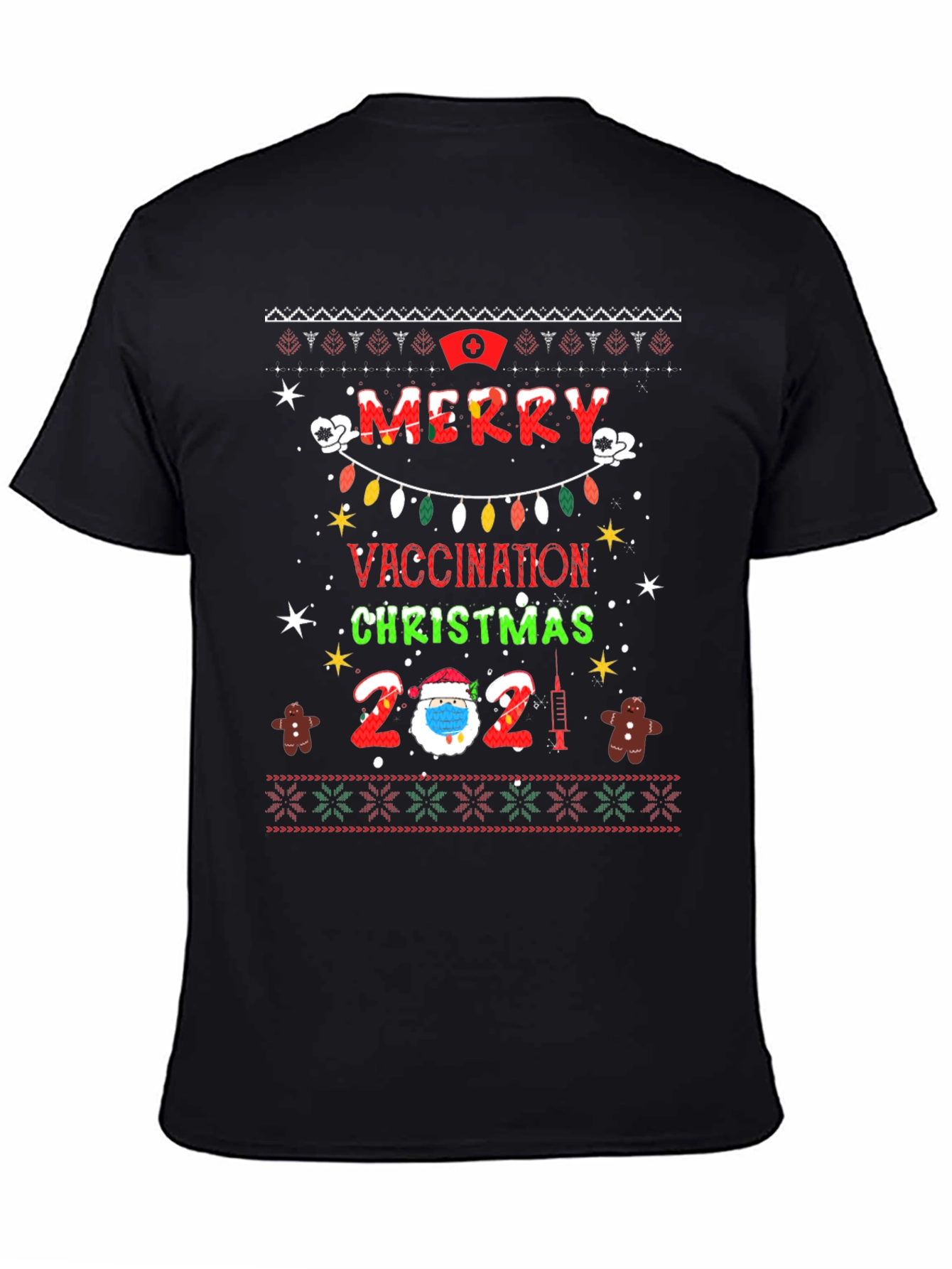 Merry Vaccination Christmas 2021 T-Shirt