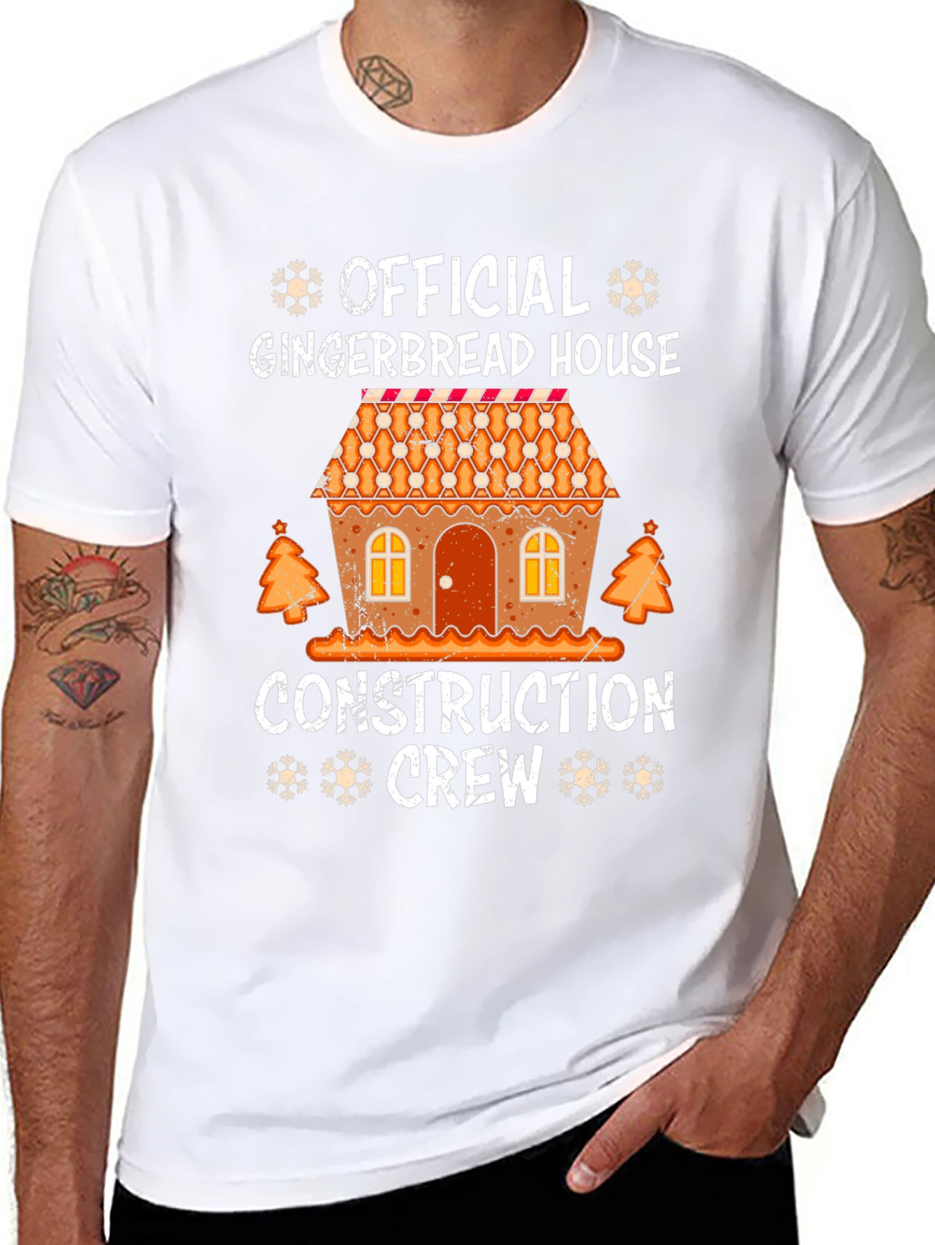 Gingerbread House Construction Crew T-Shirt