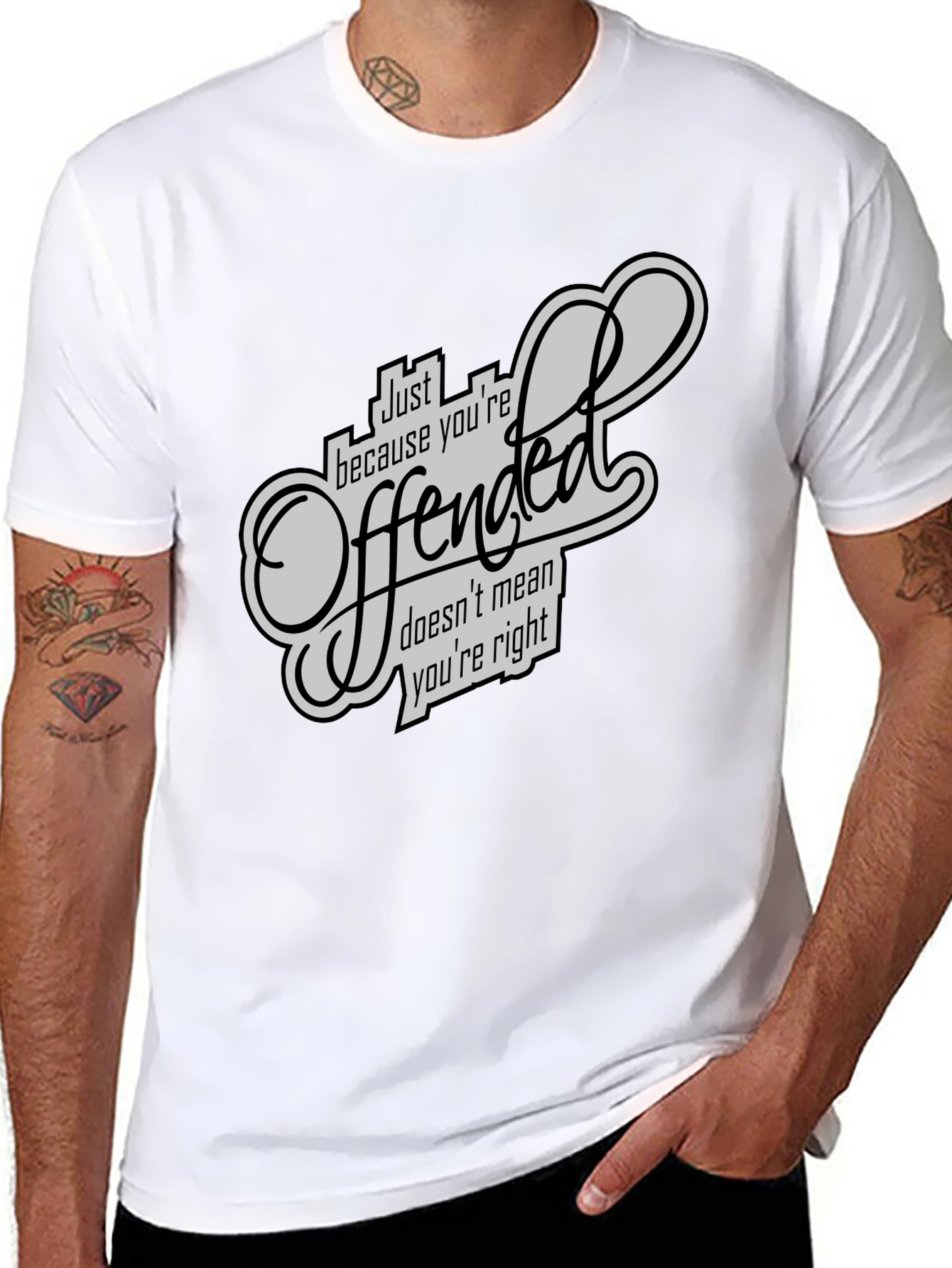 Offended T-Shirt - Funny Sarcastic Graphic Tee