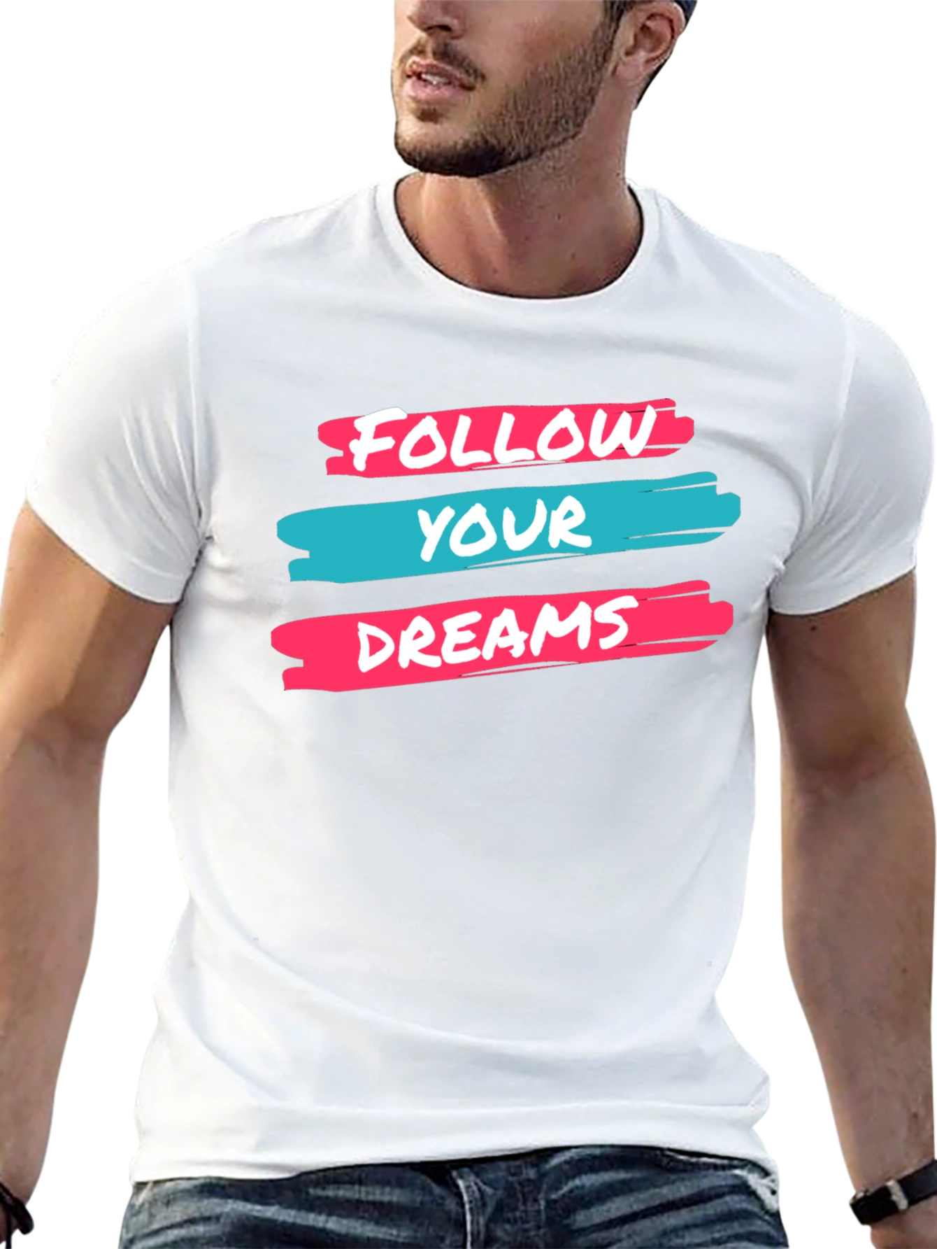 Follow Your Dreams Graphic Tee - Black