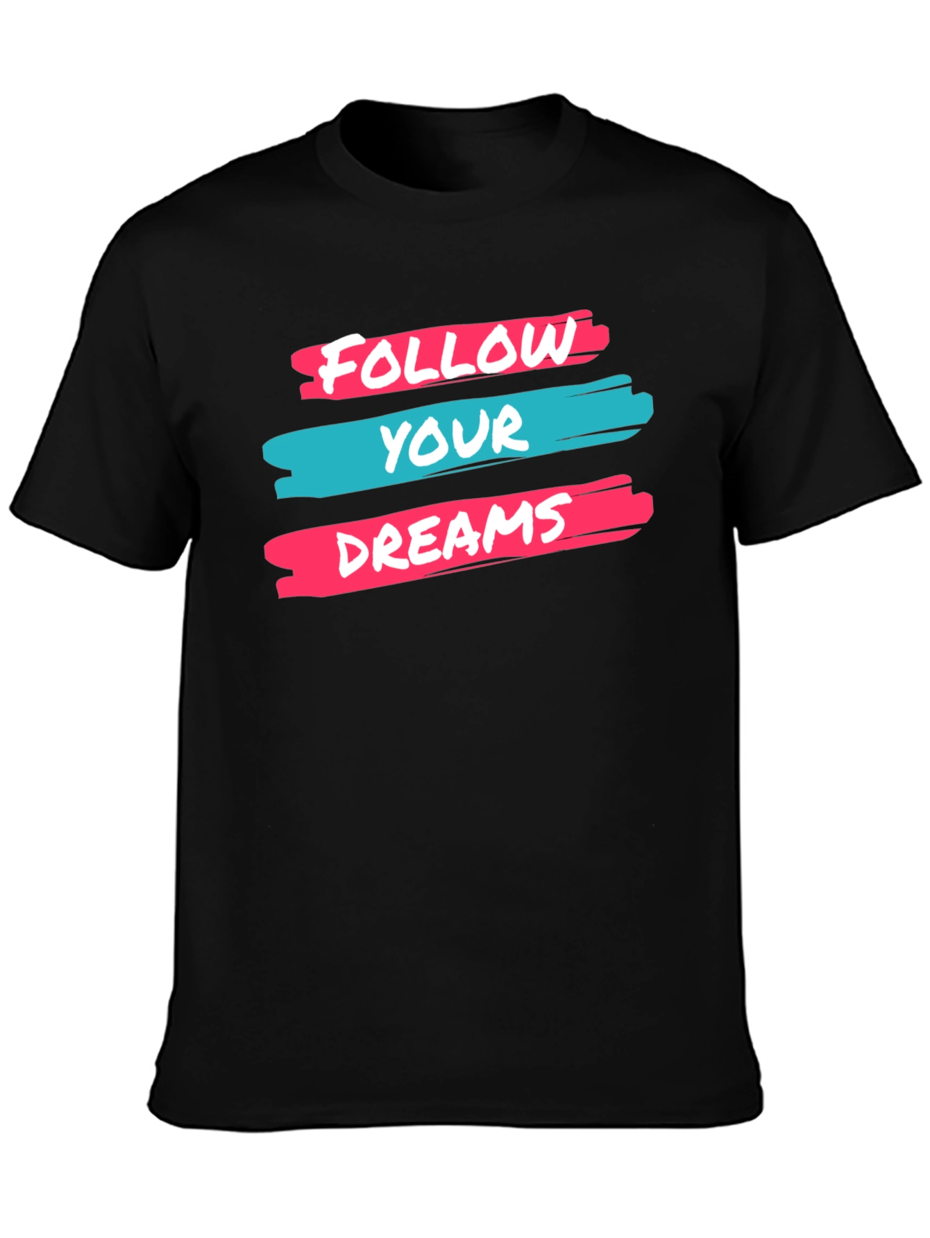 Follow Your Dreams Graphic Tee - Black