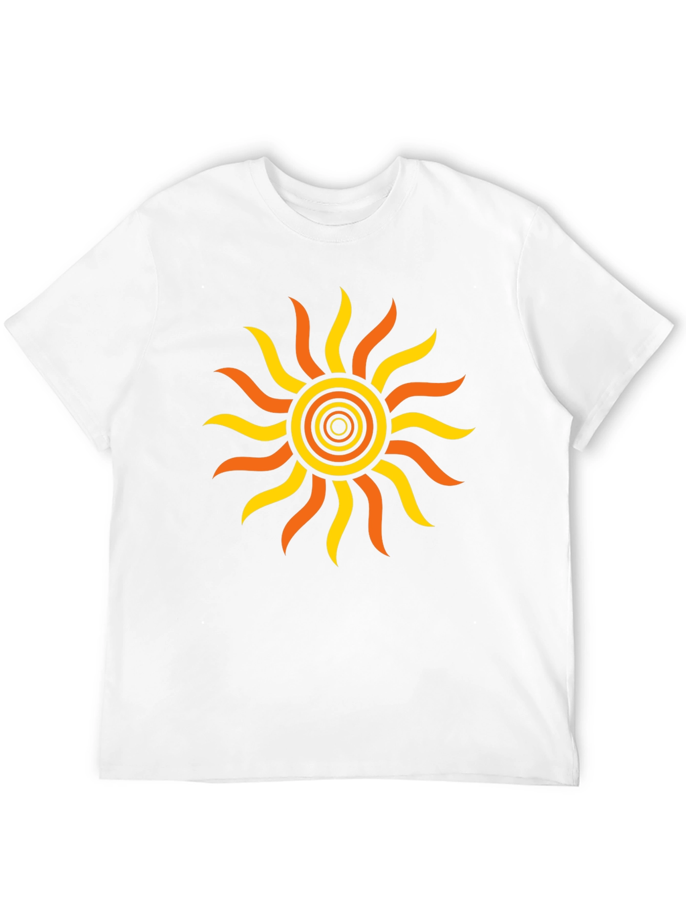 Sunburst Graphic Tee - Mens Black T-Shirt