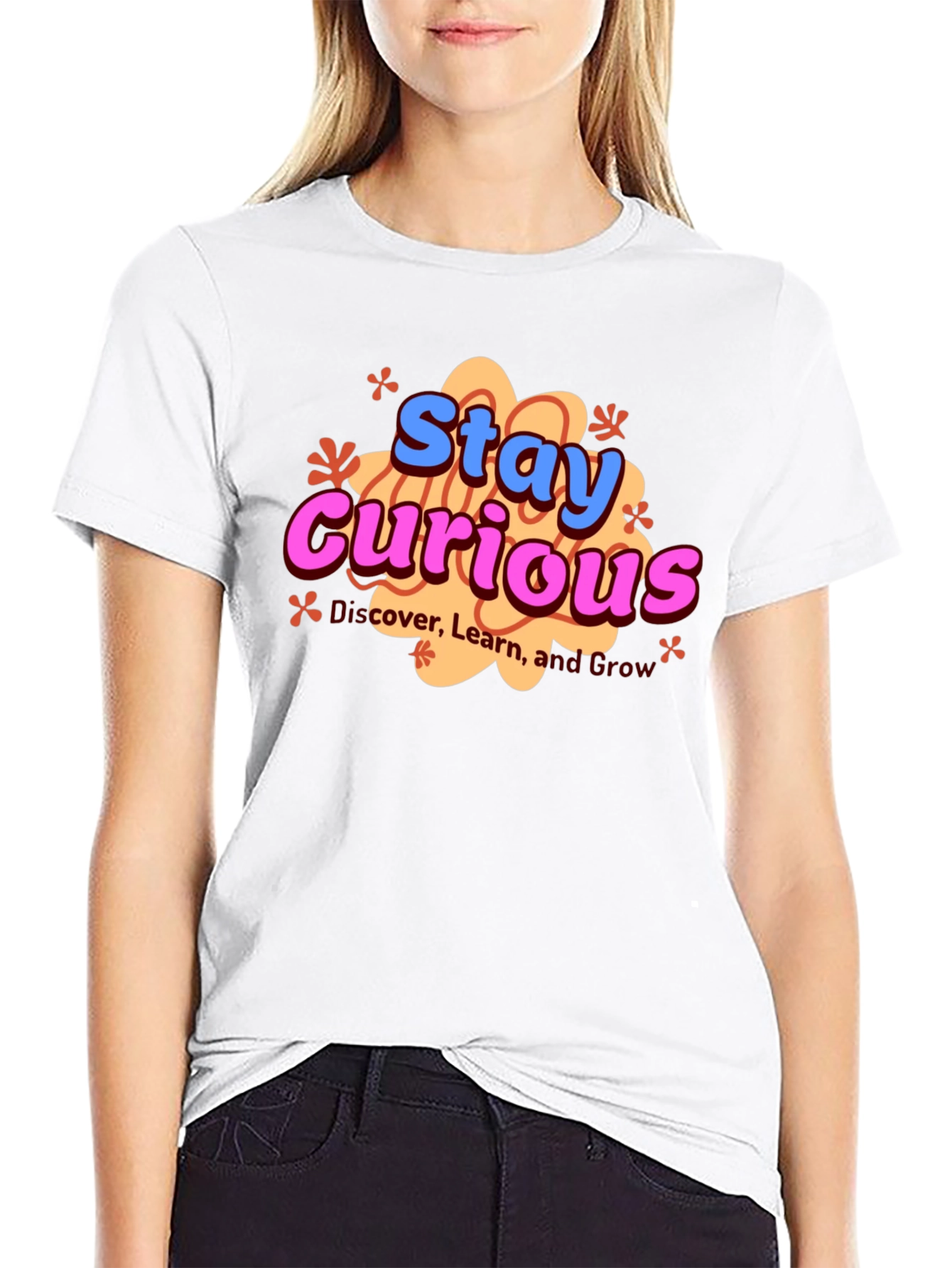 Stay Curious Graphic Tee - Unisex Black T-Shirt