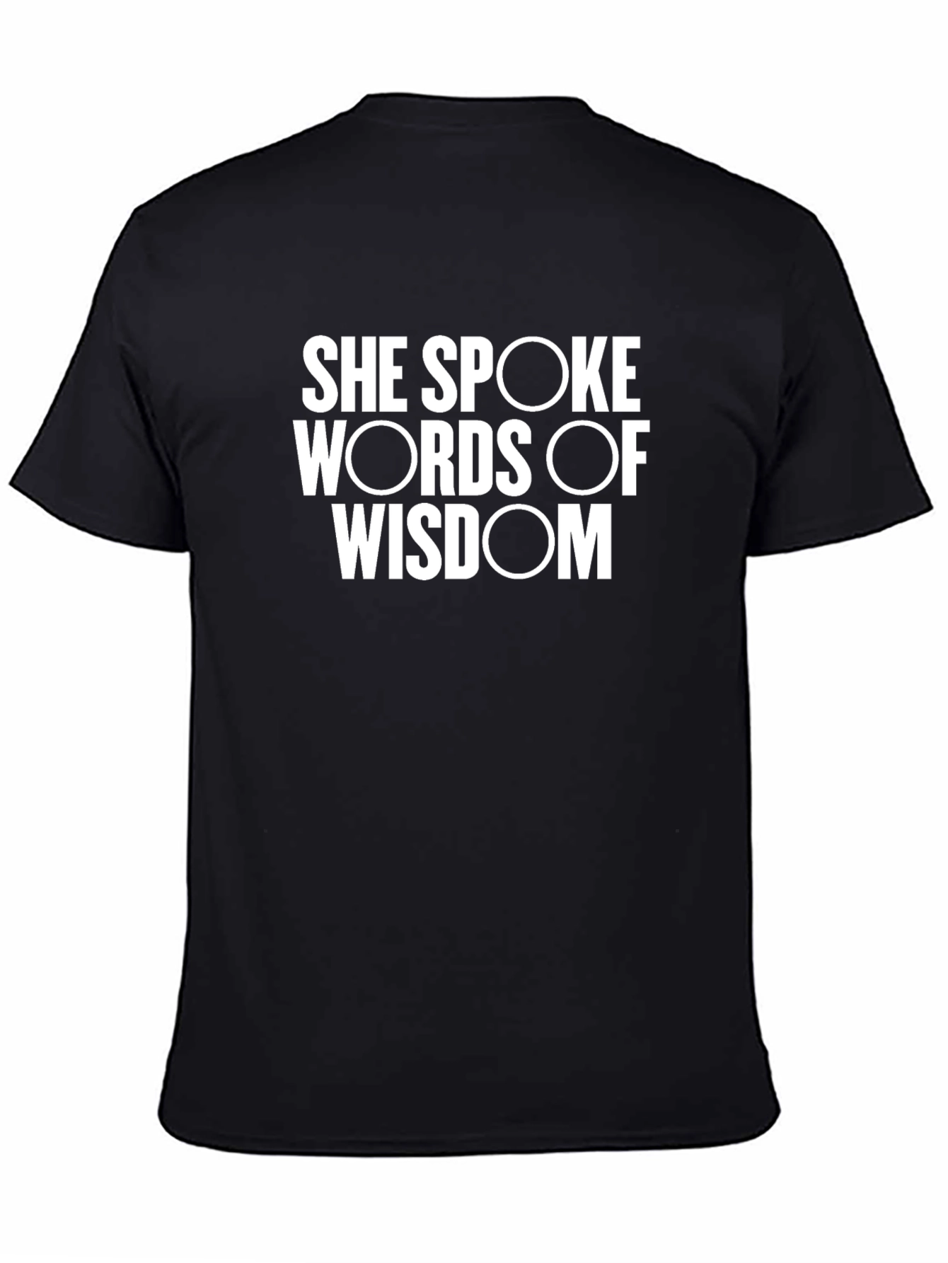 Wisdom Spoken Graphic Tee - Black