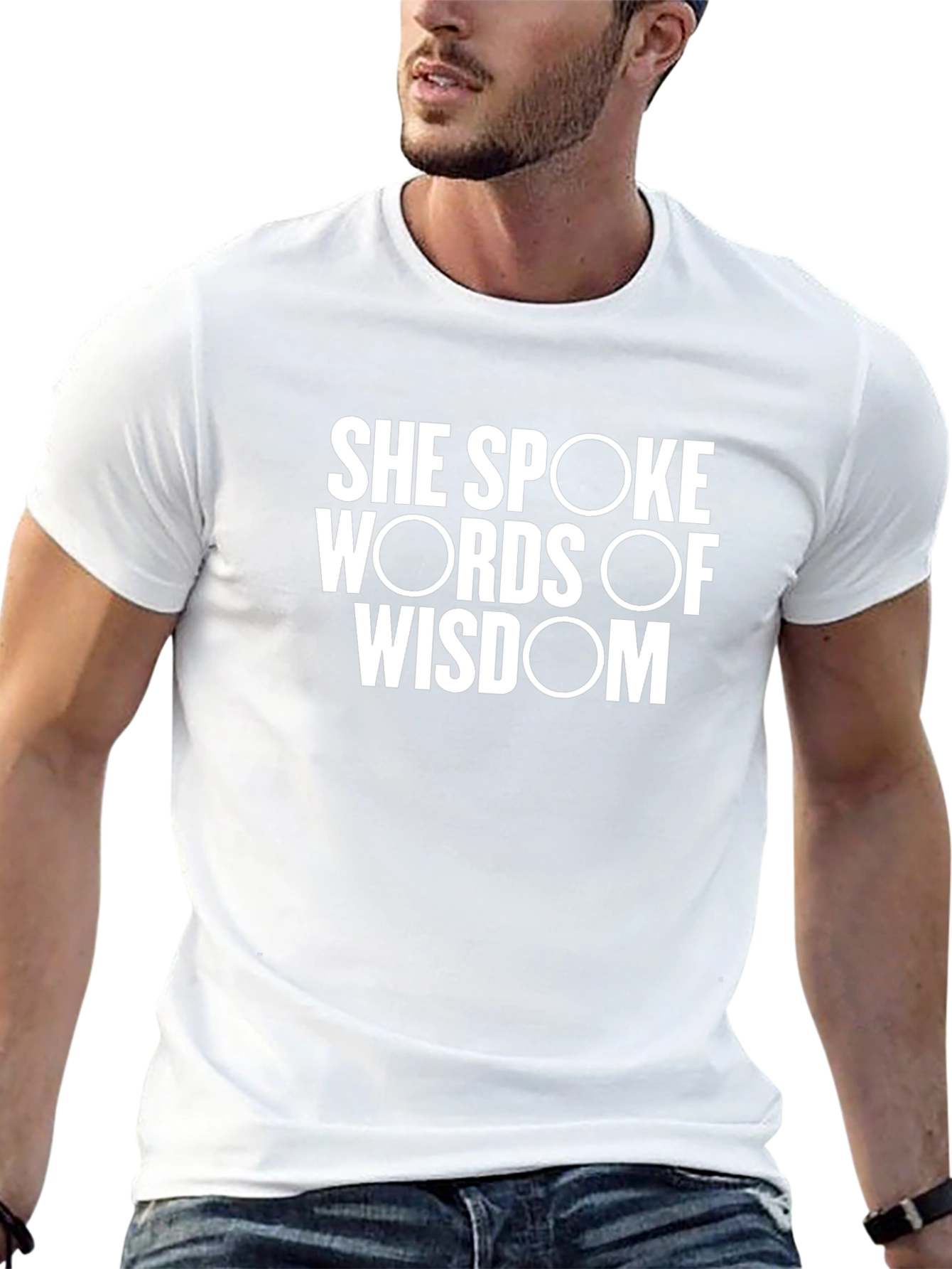 Wisdom Spoken Graphic Tee - Black