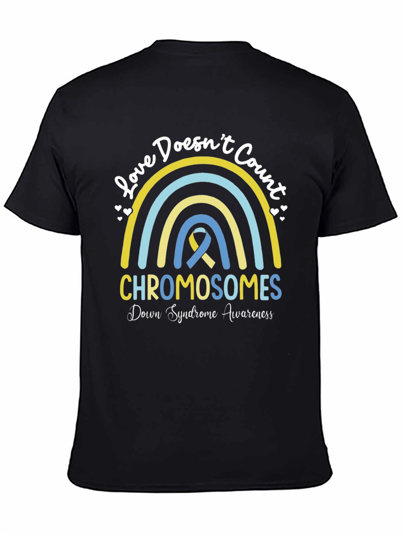 Love Doesnt Count Chromosomes Down Syndrome Awareness T-Shirt