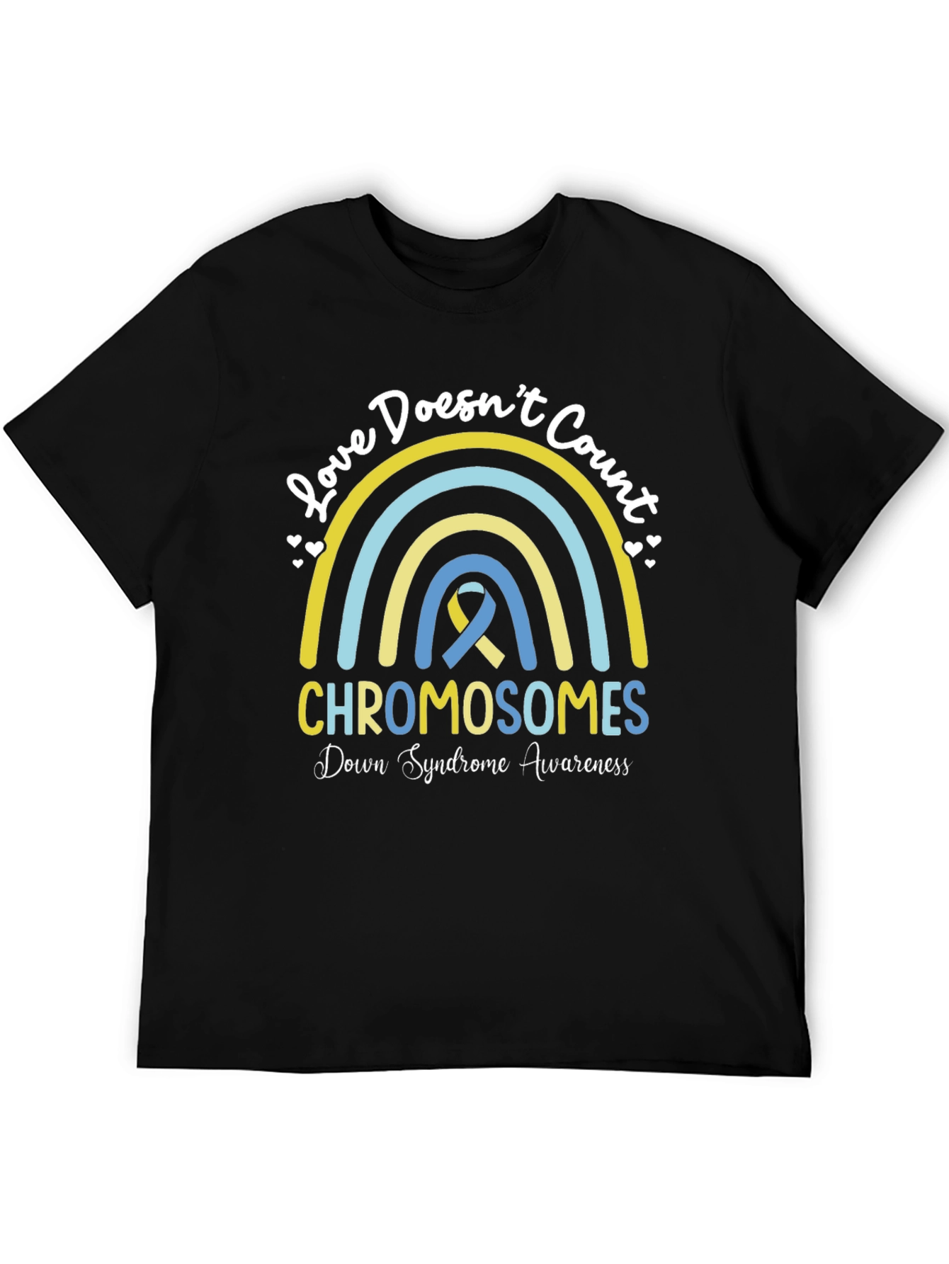 Love Doesnt Count Chromosomes Down Syndrome Awareness T-Shirt