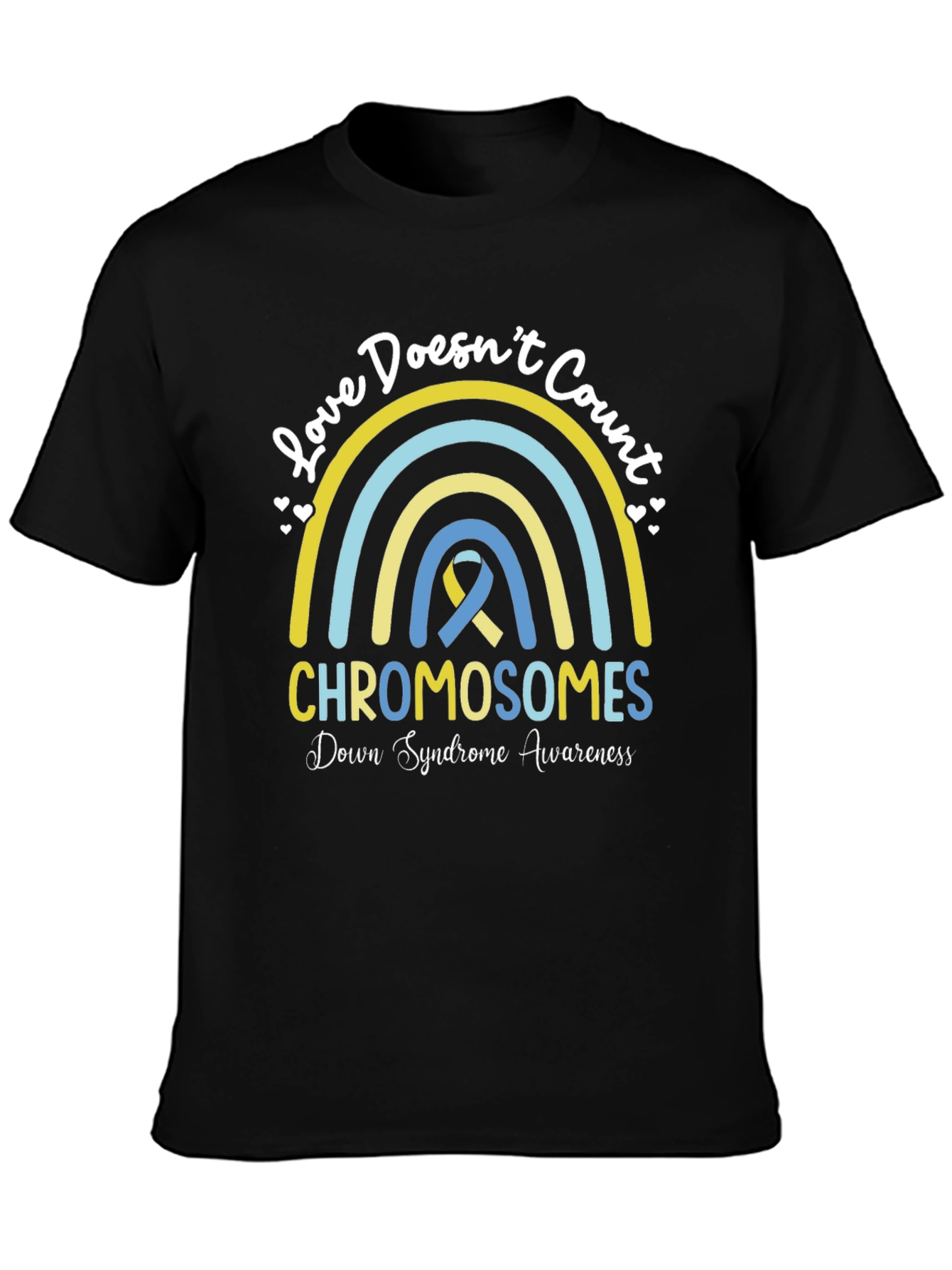 Love Doesnt Count Chromosomes Down Syndrome Awareness T-Shirt
