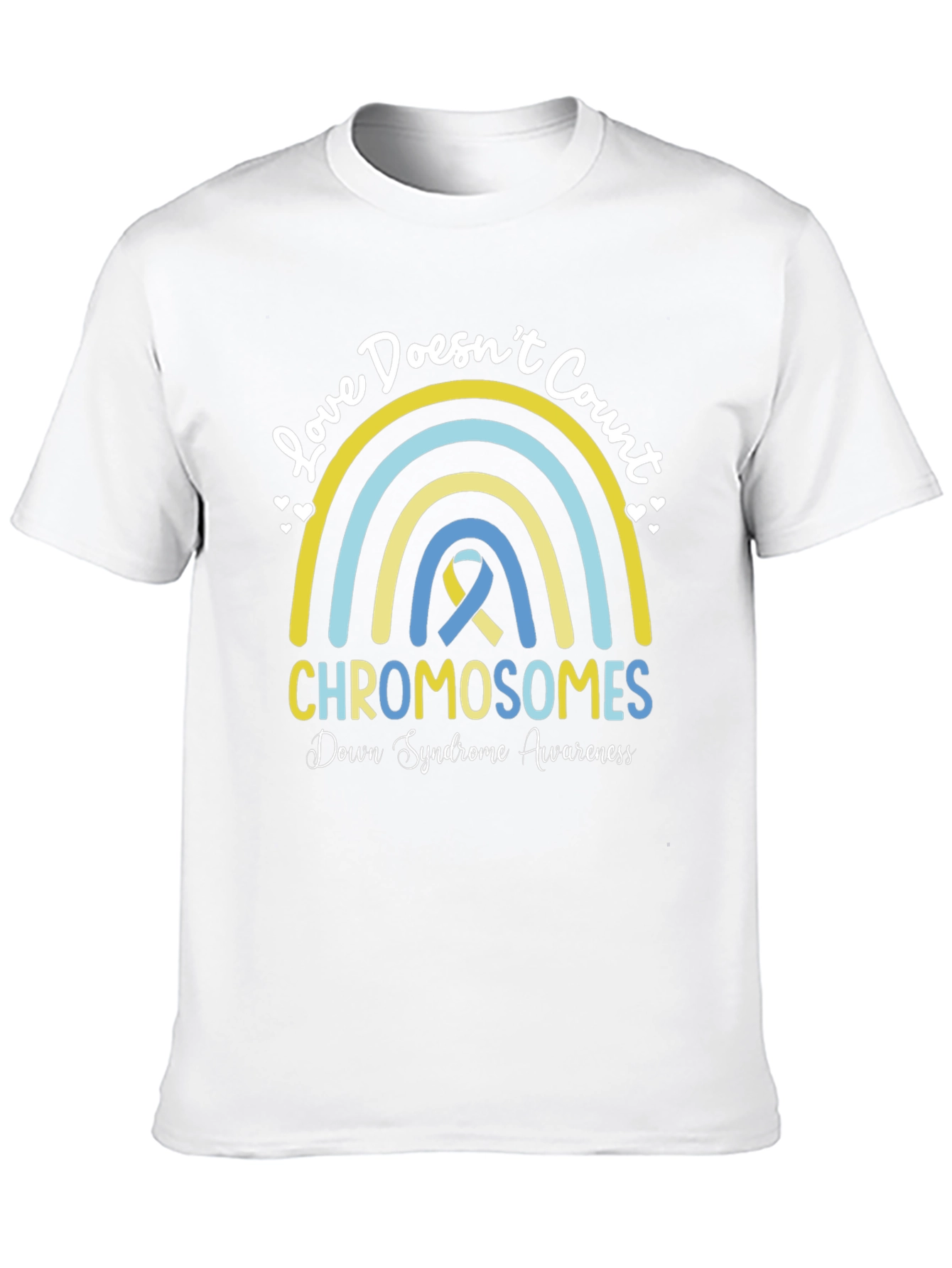 Love Doesnt Count Chromosomes Down Syndrome Awareness T-Shirt