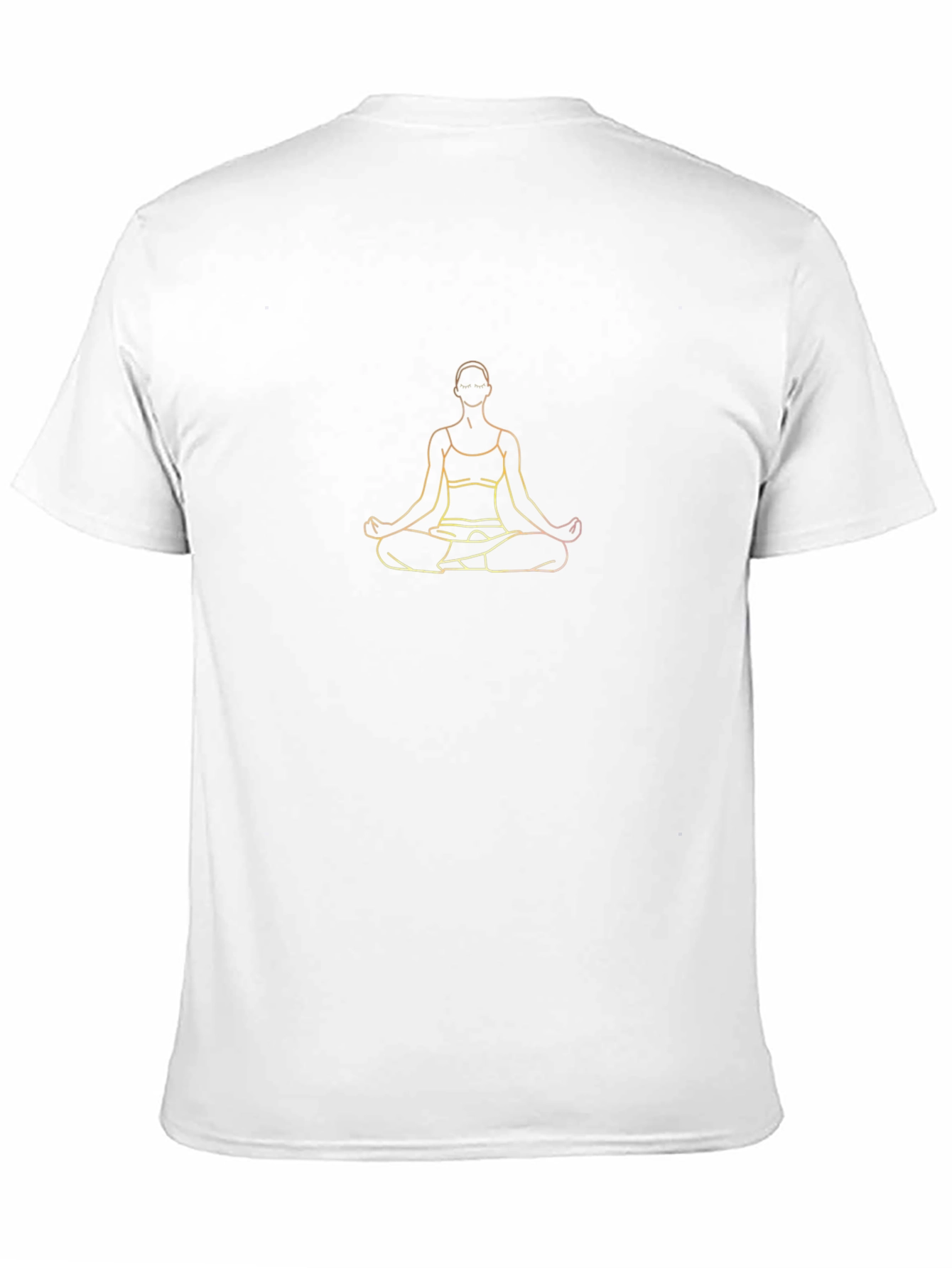 Minimalist Yoga Pose T-Shirt - Meditation Tee