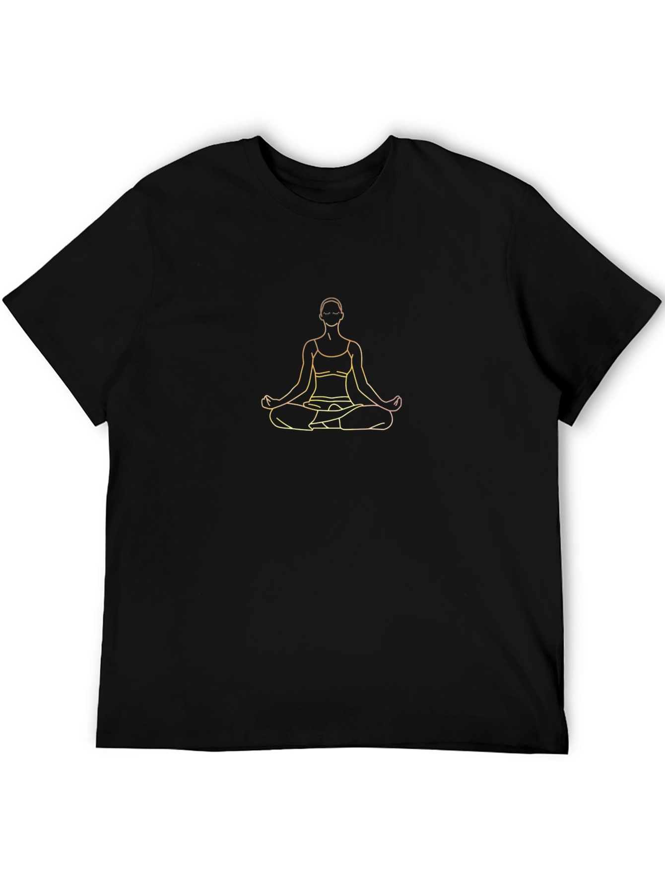 Minimalist Yoga Pose T-Shirt - Meditation Tee