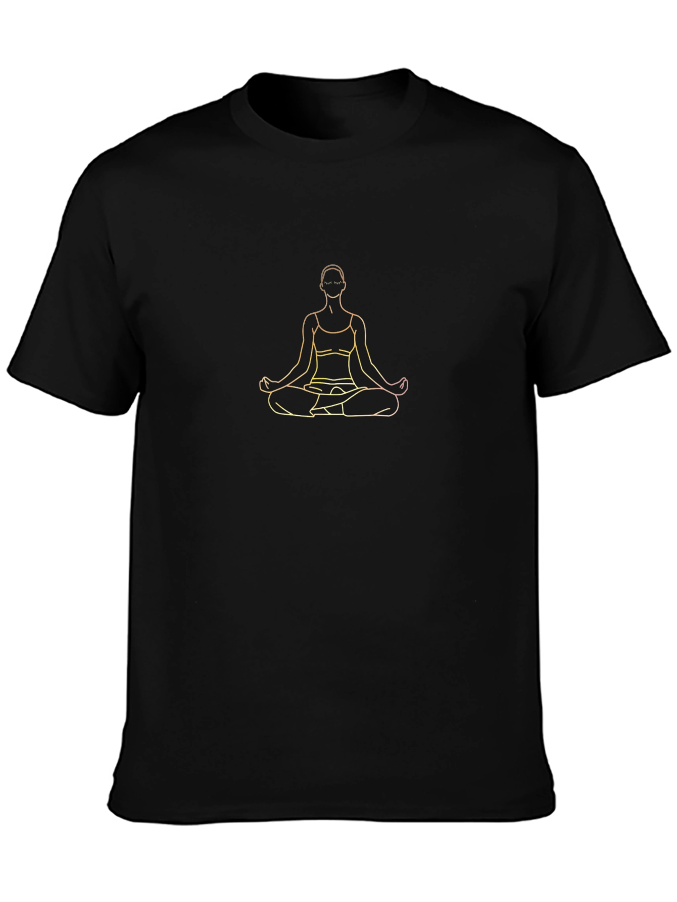 Minimalist Yoga Pose T-Shirt - Meditation Tee