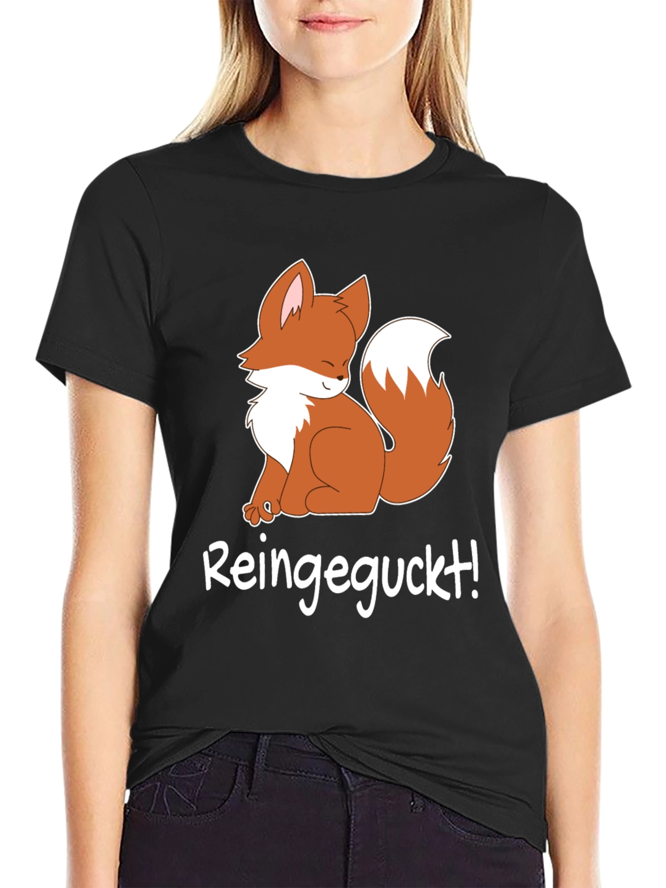 Cute Fox Graphic T-Shirt - Reingeguckt!