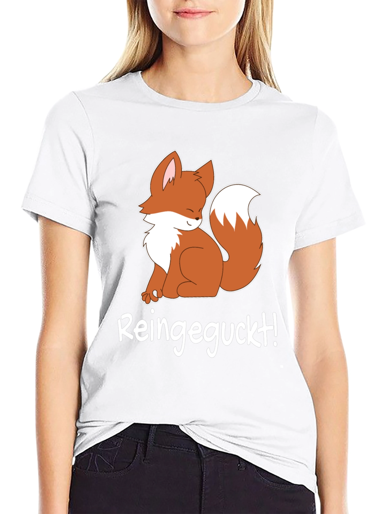 Cute Fox Graphic T-Shirt - Reingeguckt!