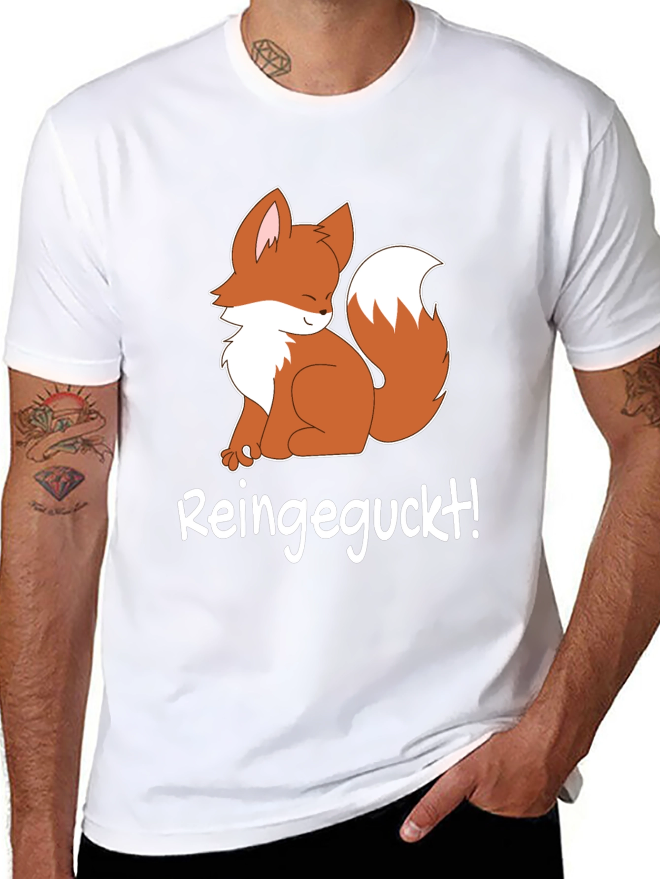 Cute Fox Graphic T-Shirt - Reingeguckt!