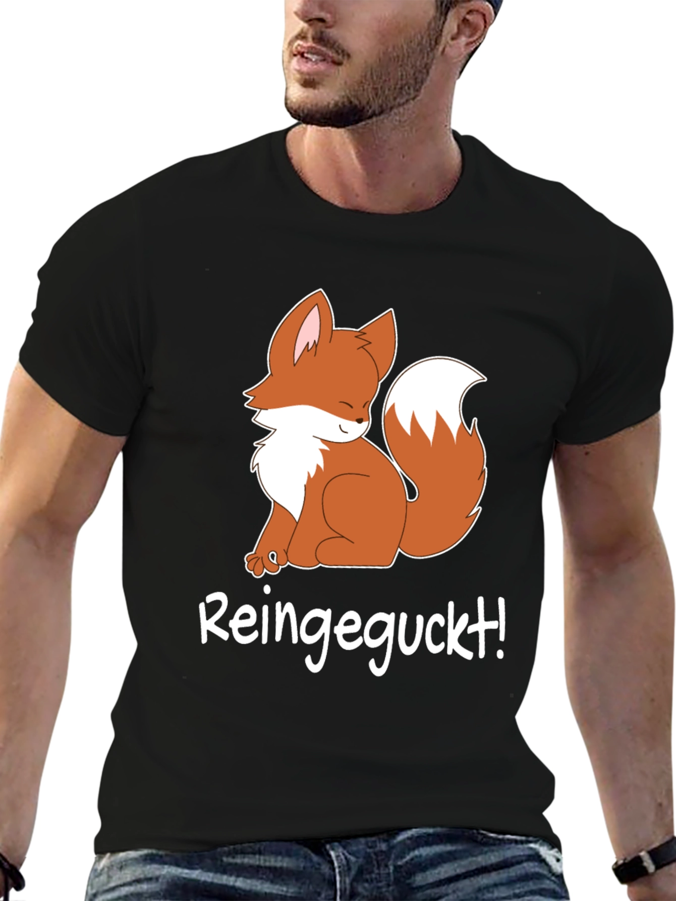 Cute Fox Graphic T-Shirt - Reingeguckt!