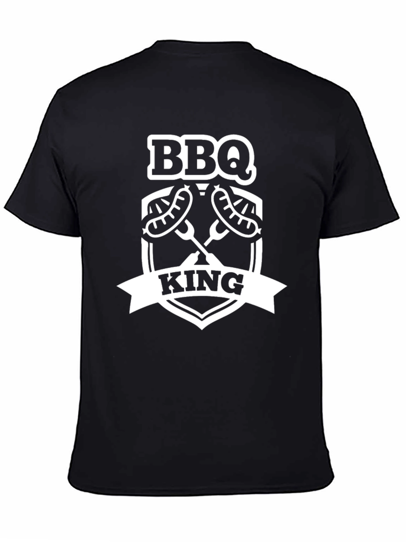 BBQ King T-Shirt - Black Graphic Tee