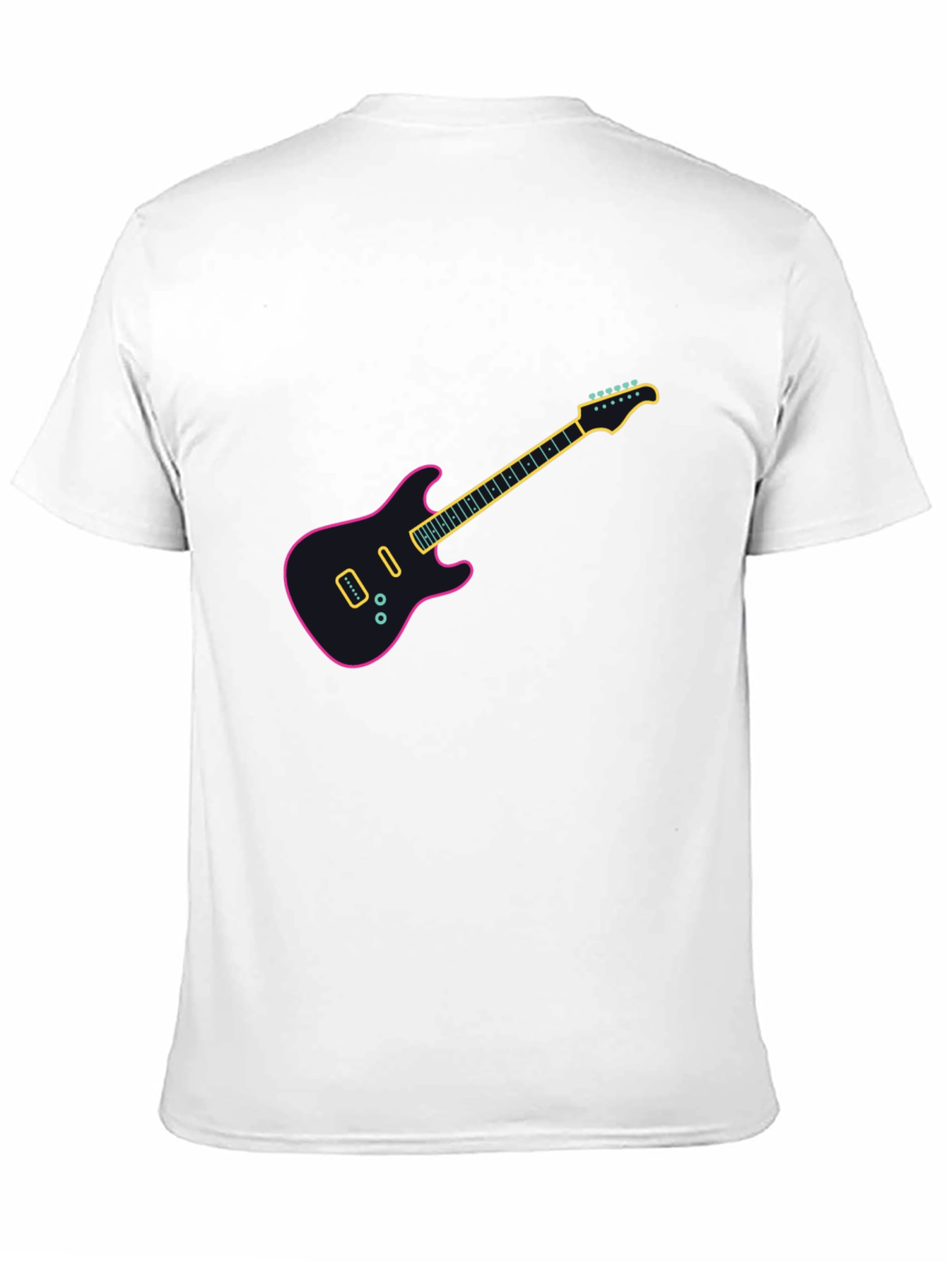Electric Guitar Graphic T-Shirt - Trendy Music Lover Tee