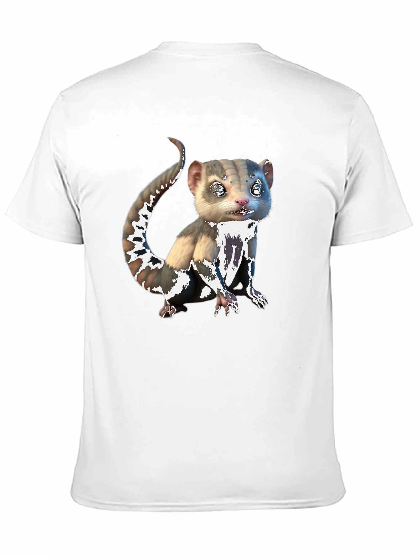 Cute Animal Graphic Tee - Unisex Black T-Shirt