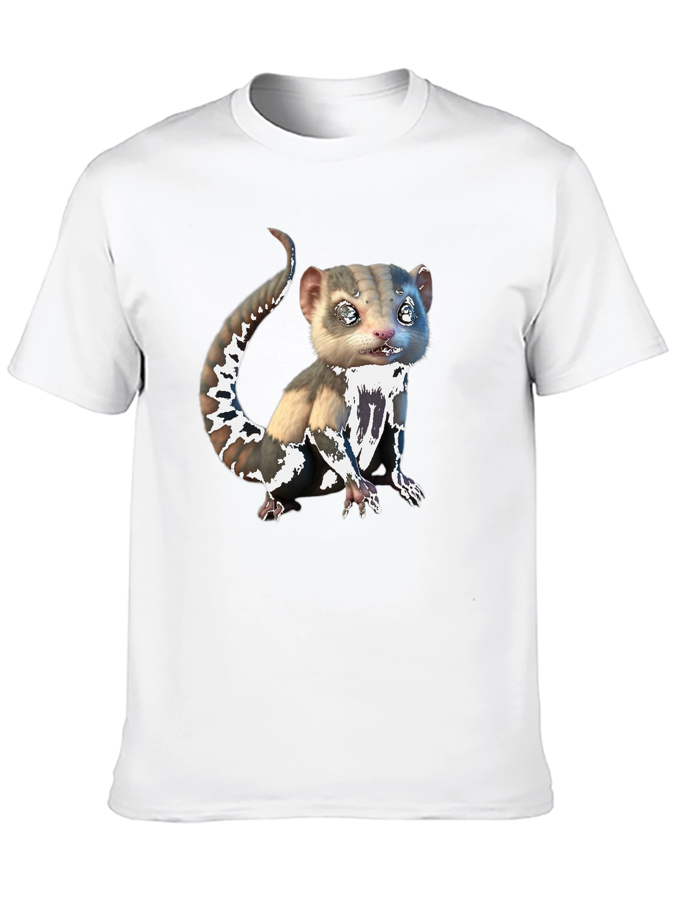 Cute Animal Graphic Tee - Unisex Black T-Shirt
