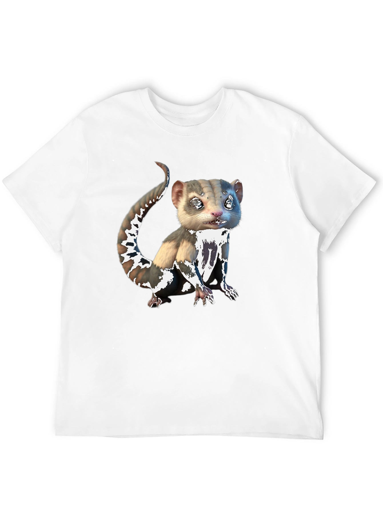 Cute Animal Graphic Tee - Unisex Black T-Shirt