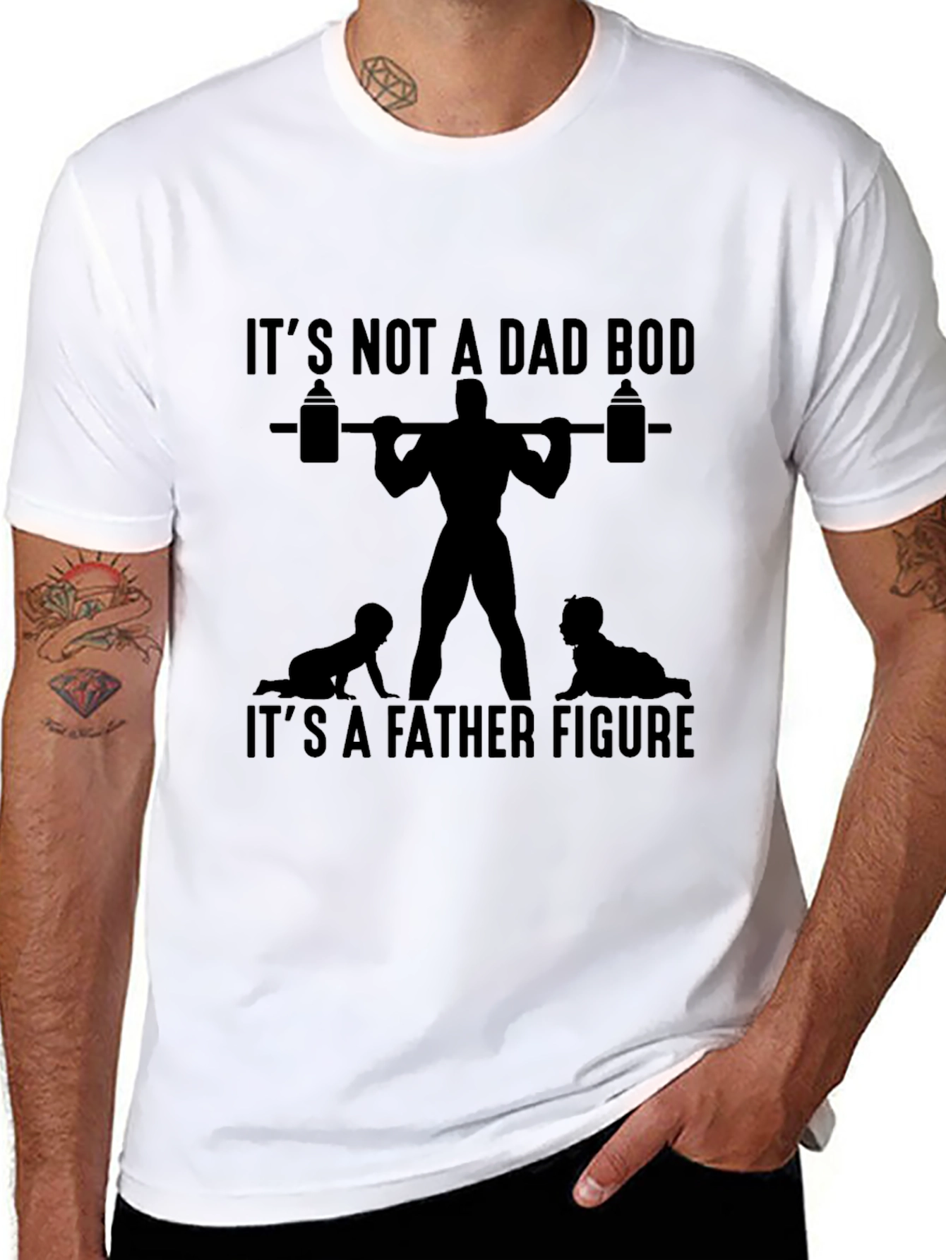 Father Figure T-Shirt - Dad Bod Humor