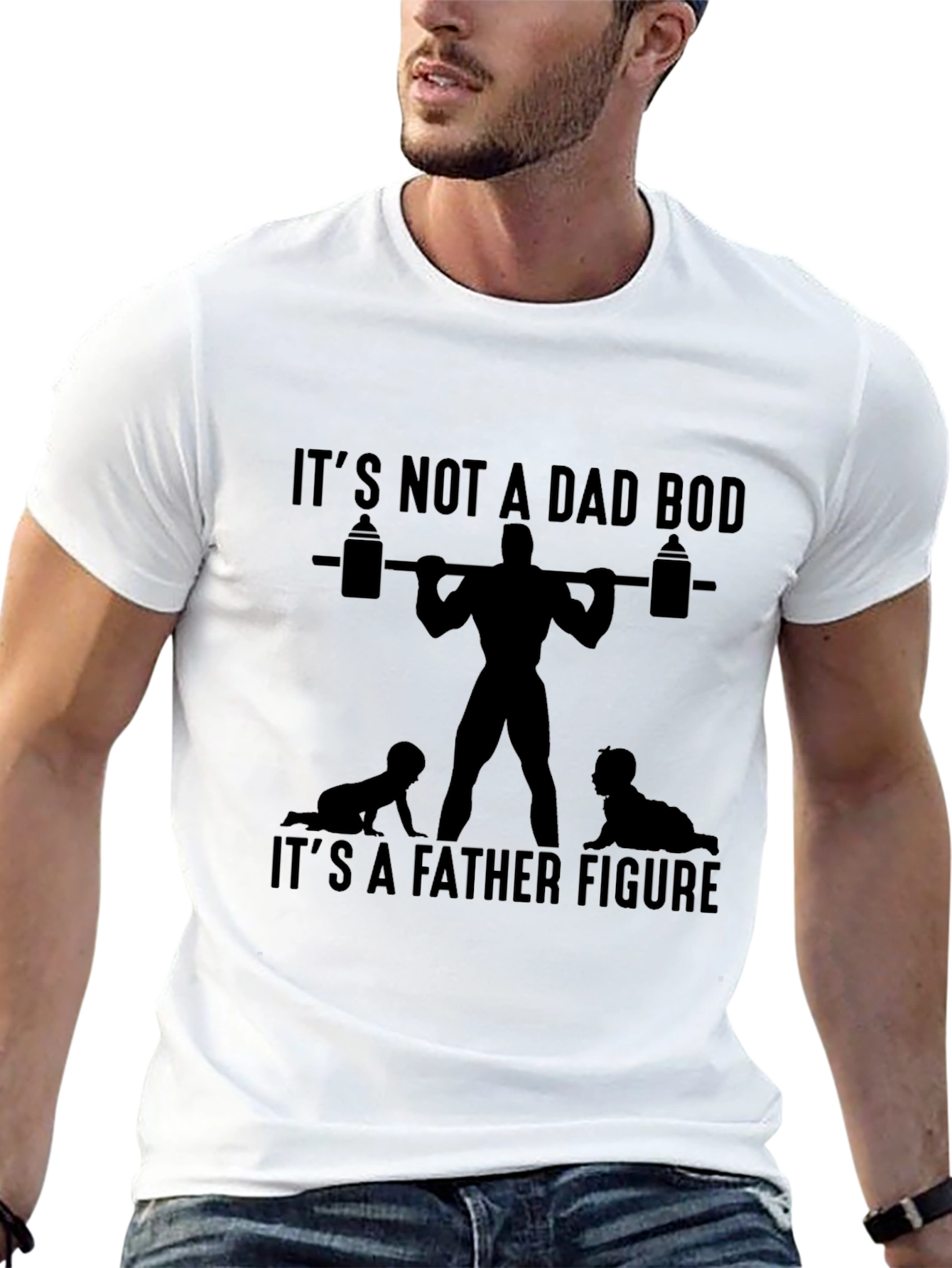 Father Figure T-Shirt - Dad Bod Humor