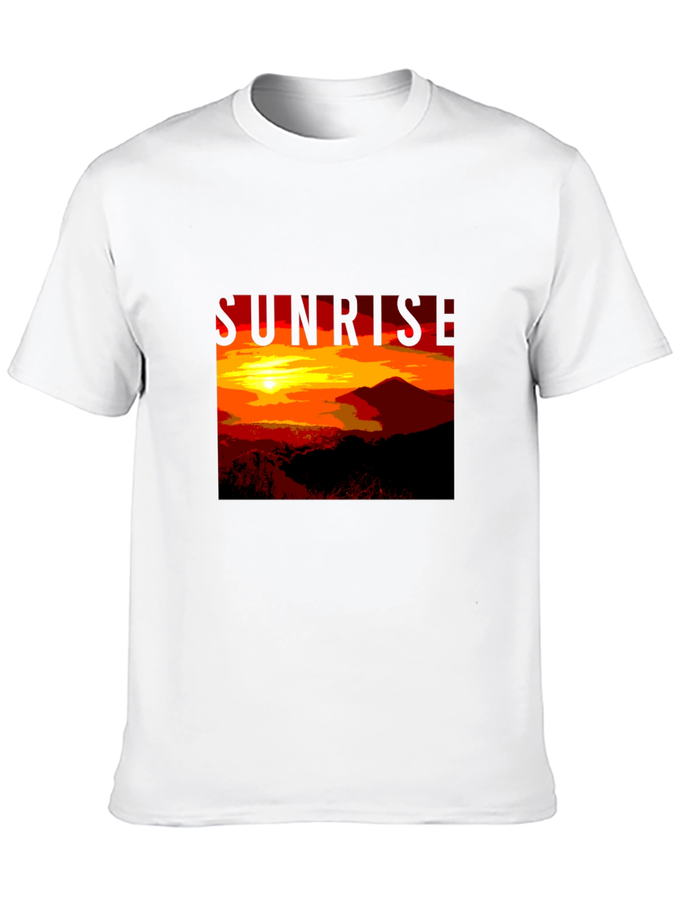Sunrise Graphic T-Shirt - Nature Inspired Mens Tee